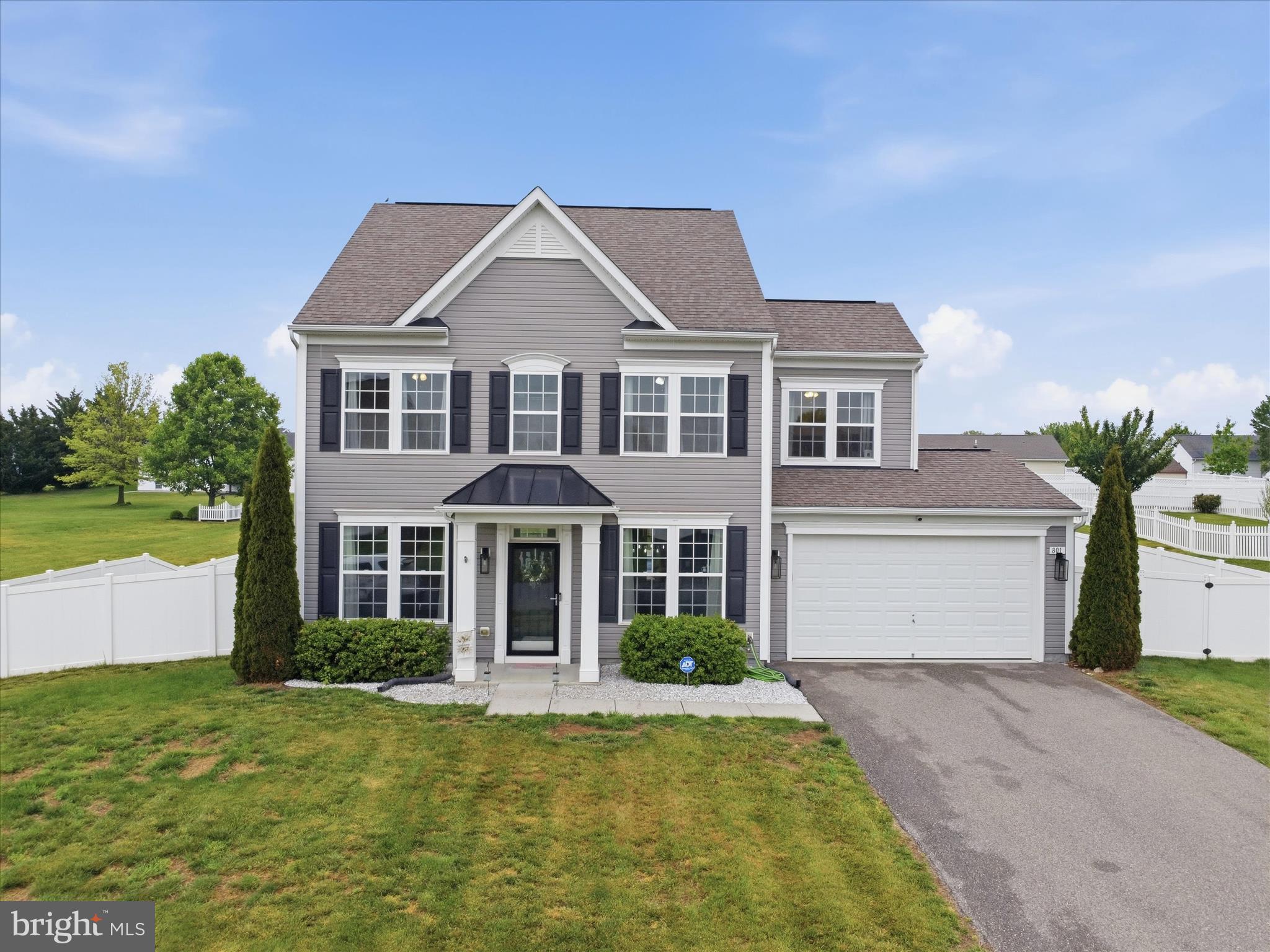 *View the 3D tour!* Summer fun time is here and this home with a salt water pool is just begging to be yours! This is a 4 bedroom, 2.5 bathroom home in Nottingham Meadows of Greencastle's School District that has been EXCELLENTLY maintained! The floor plan you can see in the photos, but it's a nicely configured open layout that still defines your spaces. With granite countertops in the kitchen, plenty of cabinet space, an island and a true pantry closet, you're going to love cooking a meal and watching your guests or kids splash in the pool. The backyard is fully fenced with a vinyl privacy fence and still has a generous amount of grassy area just beyond the pool, leaving space for your backyard hangouts, pup to run or add some play space for kids. On the second floor you'll find 3 nicely sized bedrooms, each with their own closet, and a hall bath to share. Plus a primary suite with two walk in closets, a soaking tub, shower stall, and dual vanity. All bedrooms have a ceiling fan as well. A brand new heat pump unit (inside and outside units) was installed in January 2026. A storm door was recently added to elevate the natural light inside the home. Pool cleaner was newly purchased in 2026. Enjoy the benefits of being just over the MD/PA border with interstate 81 less than 5 minutes from your house. HOA is minor and is only to pay for common area mowing.
