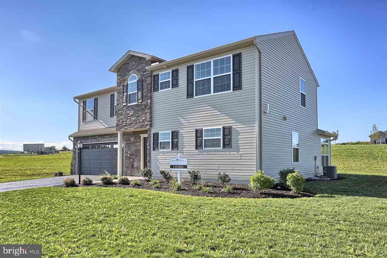 READY NOW! This home, the Laurel has 3 bedrooms, 2.5 baths, vaulted sunroom w/ lots of large windows & sliding glass doors to patio. Kitchen: lots of counter space, blfst bar, patio & ss gas appliances. The 2nd floor has large master suit, full bath, 3 closets, large storage room (70+SF) or office, hall bath, open w/ beautiful railing to below, large laundry room, full bsmt, 2 car garage, Open S/S 12-4 & by appt. The beautiful community of Windy Heights starting in the mid 220's! incentive applied