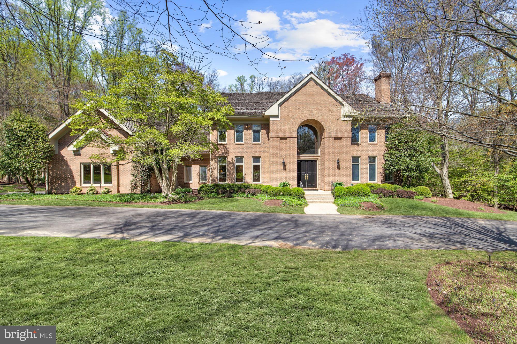 Spectacular Custom Built home  offering 4 bedrooms, 4 full baths and 1 half bath on a beautiful 2 acre landscaped property, enhanced and maintained by McFall and Berry, in the prestigious community of Avenel.    Outdoor living includes an expansive patio/deck the length of the house with several areas to enjoy outdoor dining  and relaxing while enjoying the views of koi ponds, and or enjoying the walking paths around the grounds including a gazebo. A 2 story foyer entrance with a traditional layout that flows easily,  and offers loads of light in spacious rooms including a formal living and dining room,  a large office room, a fabulous family room and an eat in kitchen and a convenient laundry room. Master bedroom suite includes 2 separate areas ( office and an exercise room) , a large bathroom and closet area. 3 additional bedrooms on this level. The lower level is a game family dream, with a  Billiards table, a built in bar,  a card table area and an additional room with indoor golf net, foosball and more! Freshly painted from top to bottom, this home is simply an incredible opportunity!