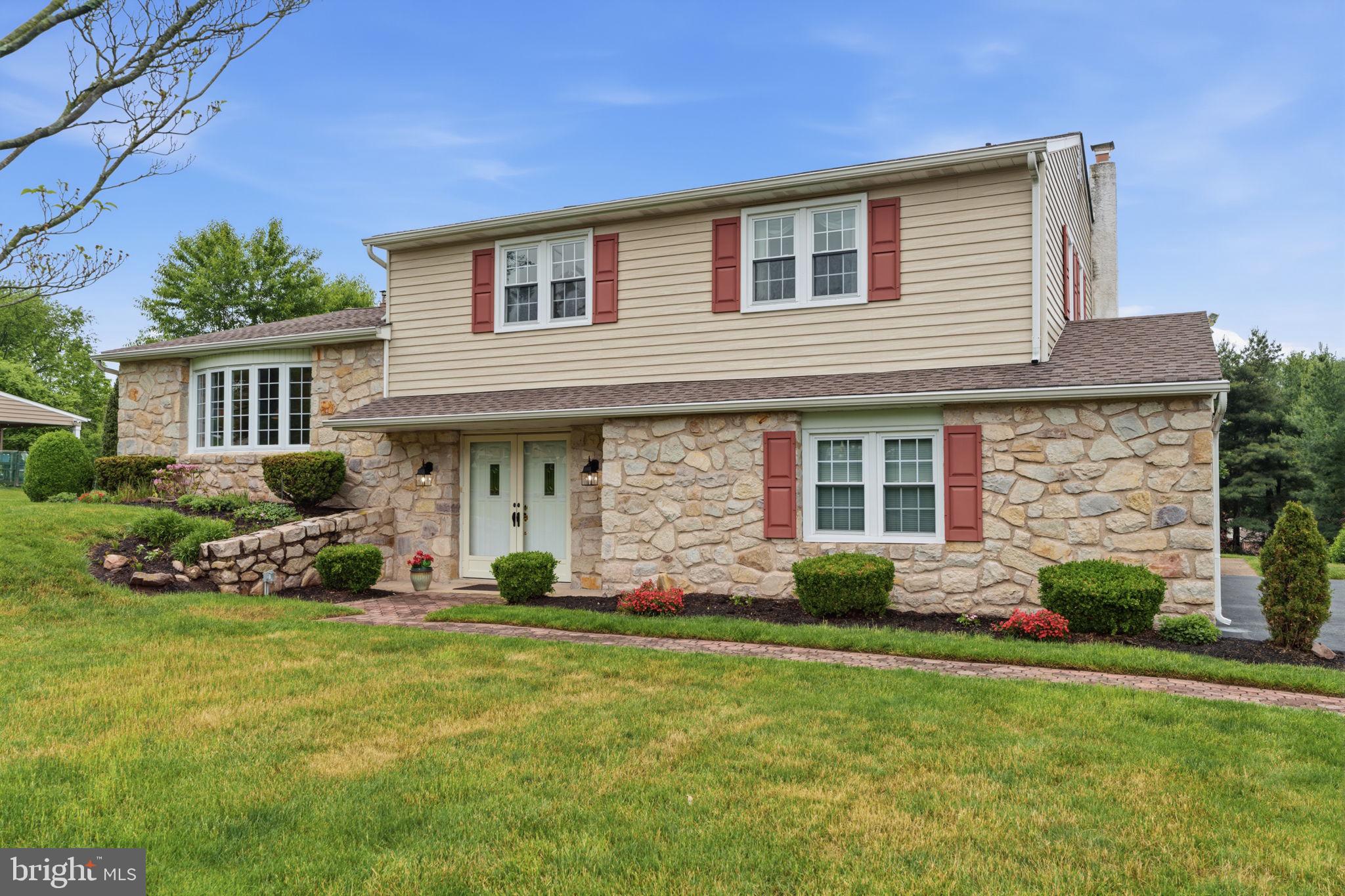 Nestled in the highly sought-after Windmill Village neighborhood, this beautifully maintained, single-family split-level home perfectly blends everyday comfort with an entertainer’s dream backyard. From the moment you pull up the long driveway leading to the side-turned two-car garage, you’ll sense the pride of ownership and the quiet charm of this beautiful property.
Step inside the lower level and find a welcoming family room anchored by a cozy wood-burning fireplace—the ultimate spot for chilly evenings. This level also features a convenient powder room and a dedicated laundry area. Slide open the glass doors to discover your expansive three-season sunroom. Flooded with natural light, this versatile space is destined to host unforgettable gatherings, summer parties, and relaxed morning coffees with family and friends.
Up just half a flight of stairs, the main living area opens up beautifully. The bright and airy living room flows seamlessly into the formal dining room, setting the stage for holiday dinners and easy entertaining. The adjacent cook’s kitchen is both functional and stylish, equipped with classic oak cabinetry, sleek stainless steel appliances, and plenty of prep space.
The upper level offers a peaceful retreat with three generously sized bedrooms and a hall bathroom. The primary suite serves as your personal sanctuary, complete with dual closets and a private ensuite bathroom. Need even more space? The finished basement is a versatile bonus zone, completely ready for your epic movie nights, a dedicated crafting studio, or a home gym.
Outside, your own private paradise awaits. The huge, beautifully landscaped yard frames a spectacular, fully gated in-ground pool. Complete with a pool house featuring a dedicated changing area, this backyard transforms every summer weekend into a luxury staycation.
Located within the award-winning Council Rock School District.  Just minutes from the vibrant shopping and fantastic restaurants of Richboro and Newtown. Enjoy picnics, hiking, and outdoor fun right down the road at scenic Tyler State Park. Unmatched regional access with close proximity to major routes including 413, 532, 332, I-295, and Route 1. This home offers the space you need, the amenities you want, and the location you’ve been searching for. Schedule your tour today!