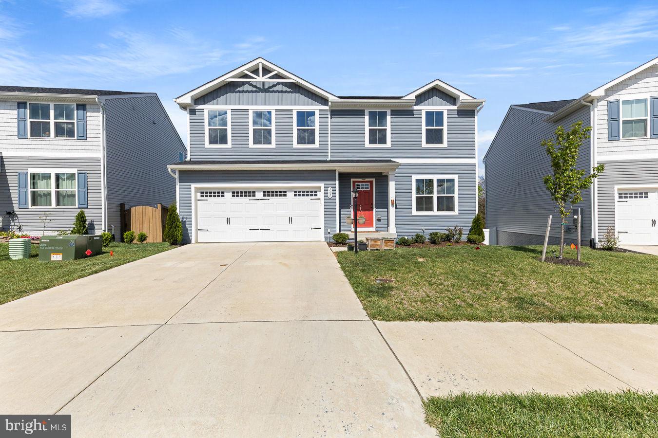 ​Welcome to this move-in ready Cedar model in the Villages at Middletown—where modern design meets everyday convenience. Offering 4 bedrooms, 2.5 bathrooms, and approximately 1,900 square feet, this home delivers stylish living with an open-concept layout ideal for today’s lifestyle.
The main level impresses with a sleek kitchen featuring upgraded mocha cabinetry, stainless steel appliances, and a seamless flow into the living and dining areas—perfect for both relaxing and entertaining. A versatile flex space provides options for a home office, study, or creative use.
Upstairs, the spacious primary suite serves as a private retreat, complete with an oversized walk-in closet and a well-appointed ensuite bath with double vanity and a large shower. Three additional bedrooms, including two with walk-in closets, offer flexibility for a variety of needs. The conveniently located upper-level laundry room adds everyday ease.
Enjoy the outdoor setting with a backyard that backs to scenic green space, providing a peaceful backdrop. The walk-out basement offers endless potential for customization—ideal for expanding your living space.
A perfect blend of style, space, and opportunity—schedule your tour today.