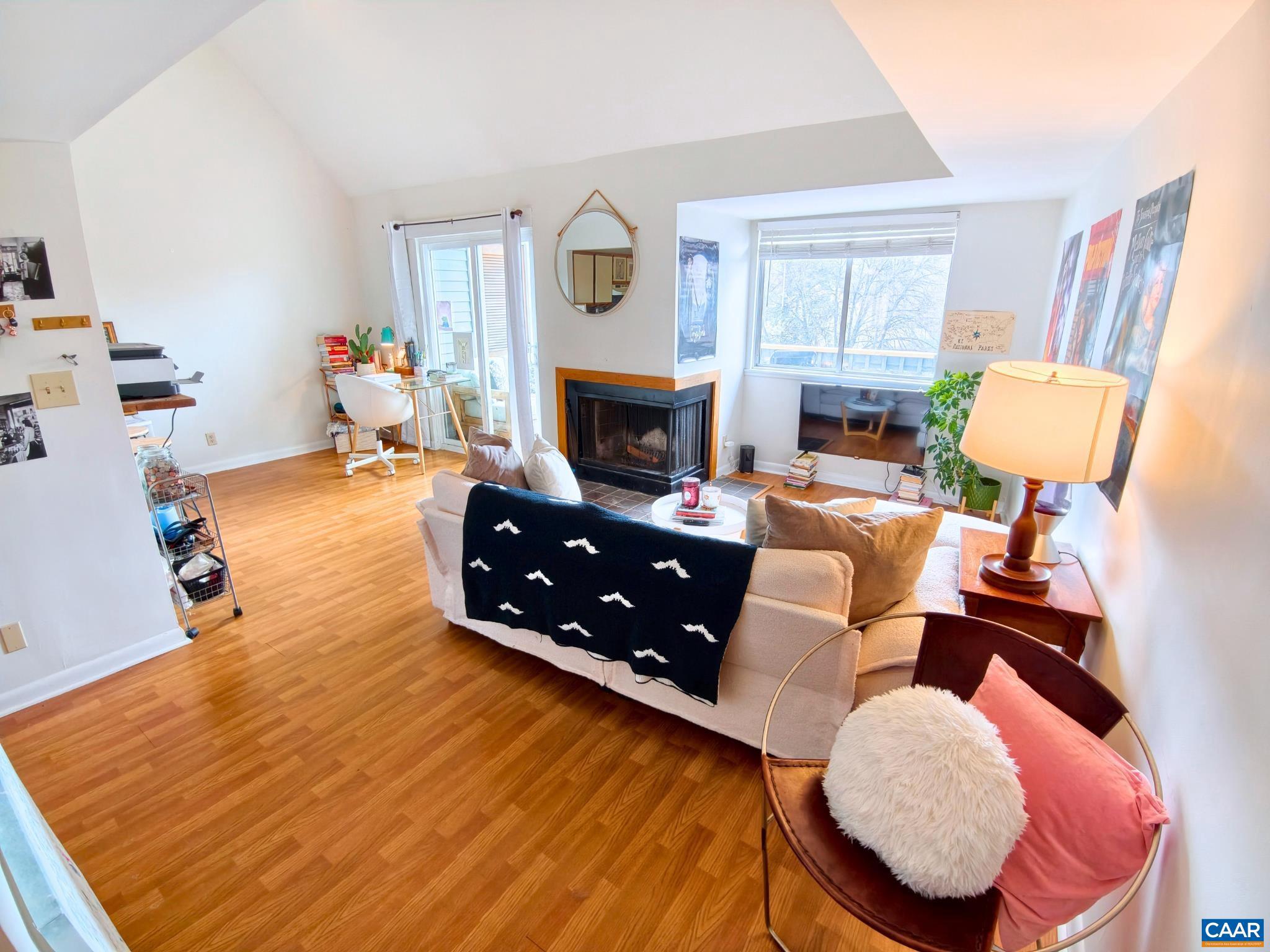 STUNNING TOP-FLOOR 1BR/1BA CONDO FEATURING VAULTED CEILINGS AND PRIVATE BALCONY IN THE CEDARS! Welcome to this light-filled retreat at 1243 Cedars Ct Apt B19, where modern comfort meets architectural charm in the heart of Charlottesville. As a top-floor unit, you?ll enjoy the ultimate privacy of having no neighbors above you, while the soaring vaulted ceilings create an incredibly spacious and airy atmosphere rarely found in one-bedroom homes. The open layout flows seamlessly to a private balcony, offering a perfect outdoor escape for morning coffee or evening relaxation. Perfectly situated in the 22903 zip code, this condo provides effortless access to UVA, the Barracks Road Shopping Center, and the vibrant Downtown Mall. Whether you are looking for a savvy investment, a student pied-�-terre, or a peaceful primary residence, this well-appointed unit offers the perfect blend of style and convenience.