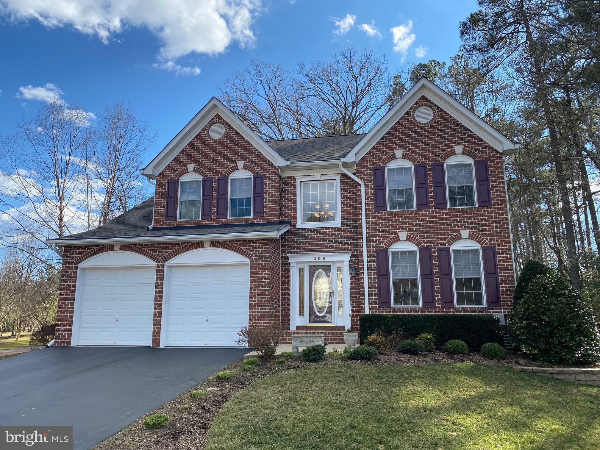 Well maintained colonial in waterfront community with deeded boat slip.  Hardwood floors on main level.  Large kitchen has cherry cabinets, granite counters, under cabinet lighting.  Sunroom / breakfast room with access to large maintenance free deck. Master bathroom has been remodeled with quartz counters, custom tile shower & free standing tub from Portugal that retains heat.  Crown molding, natural gas heat, surge protector, custom Hunter Douglas  blinds, leaf guards, whole house generator.  Basement has a  finished half bath & rough in for a shower, work shop w/ work bench, storage, &  deep sinks.  Garage has finished walls, extra cabinets & counter area, & 2nd fridge.  Board walk to community pier is located by the side yard.  Boat slip is  14X22 and has water, electric, 12,000 lb lift, & dock box.  Close proximity to shops & restaurants in Solomons Island.
