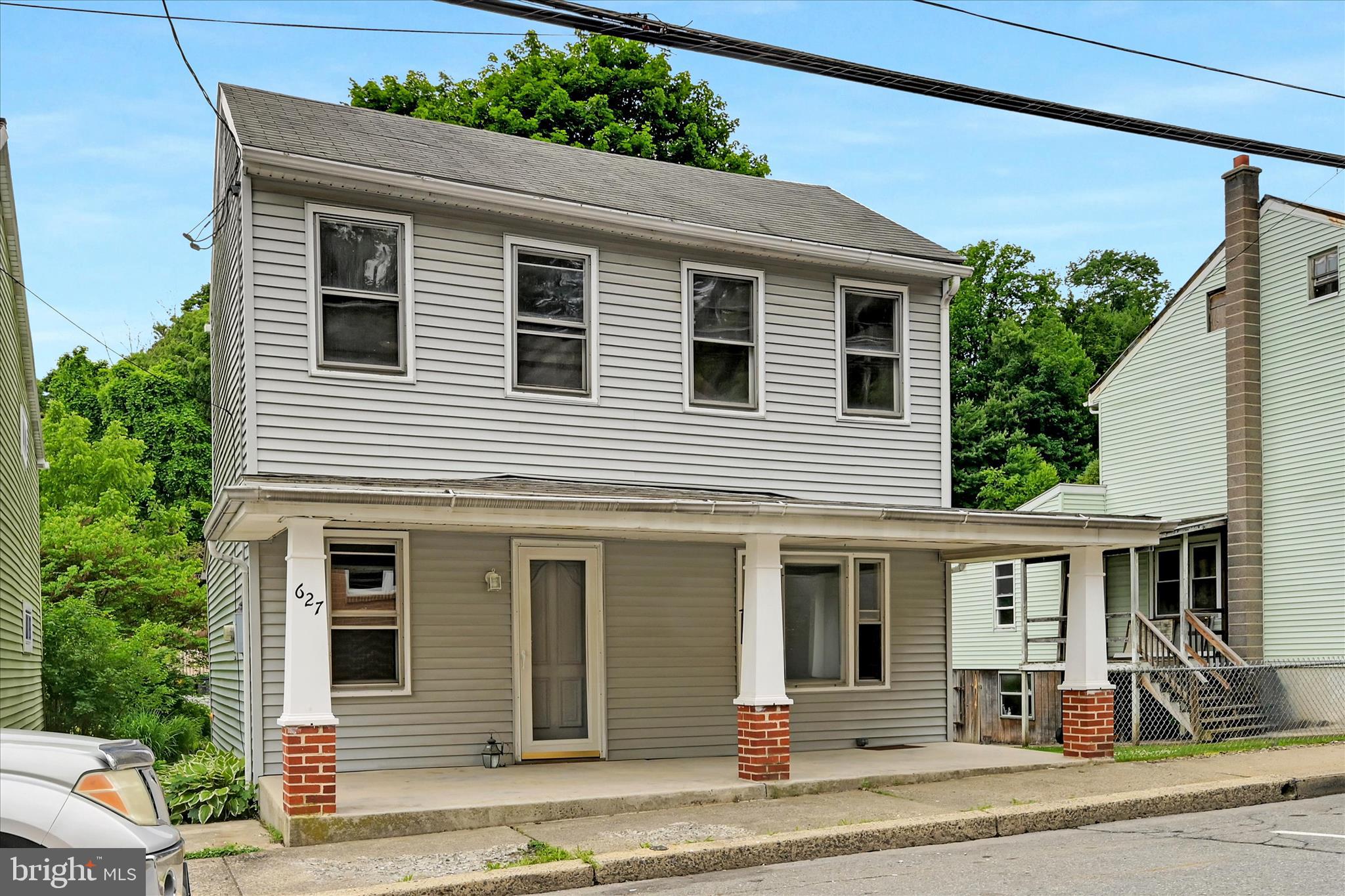 Welcome to Garfield  Ave.  This beautifully renovated home is ready for you to make it your own.  First floor features a spacious and bright living room with an additional area that can work as a dining area, play area, office space.  The kitchen has all new cabinets with butcher block countertops and new range and fridge.  Conveniently located off the kitchen is the laundry area with plenty of room at add storage and make a pantry.  The second floor as the brand new full bathroom with vanity and tub shower combo.  There is an area to create your own linen closet.  Also on the second floor are 2 spacious bedrooms with a walk through to a 3rd room that you can make for work for you.  The home features the ductless mini split units that proved both heat and air conditioning that are very efficient.  The backyard has beautiful mature trees and a small stream in the back.  There is room in the back to add off street parking.   Just a few yards down the street is a fenced in playground with a jungle gym, swings and basketball court.  Also very accessible is the gas station with convenience store and a shopping center with eateries and a wonderful ice cream parlor.   Come join me Saturday June 13th for an Open House from 1-3 to see all this home has to offer.