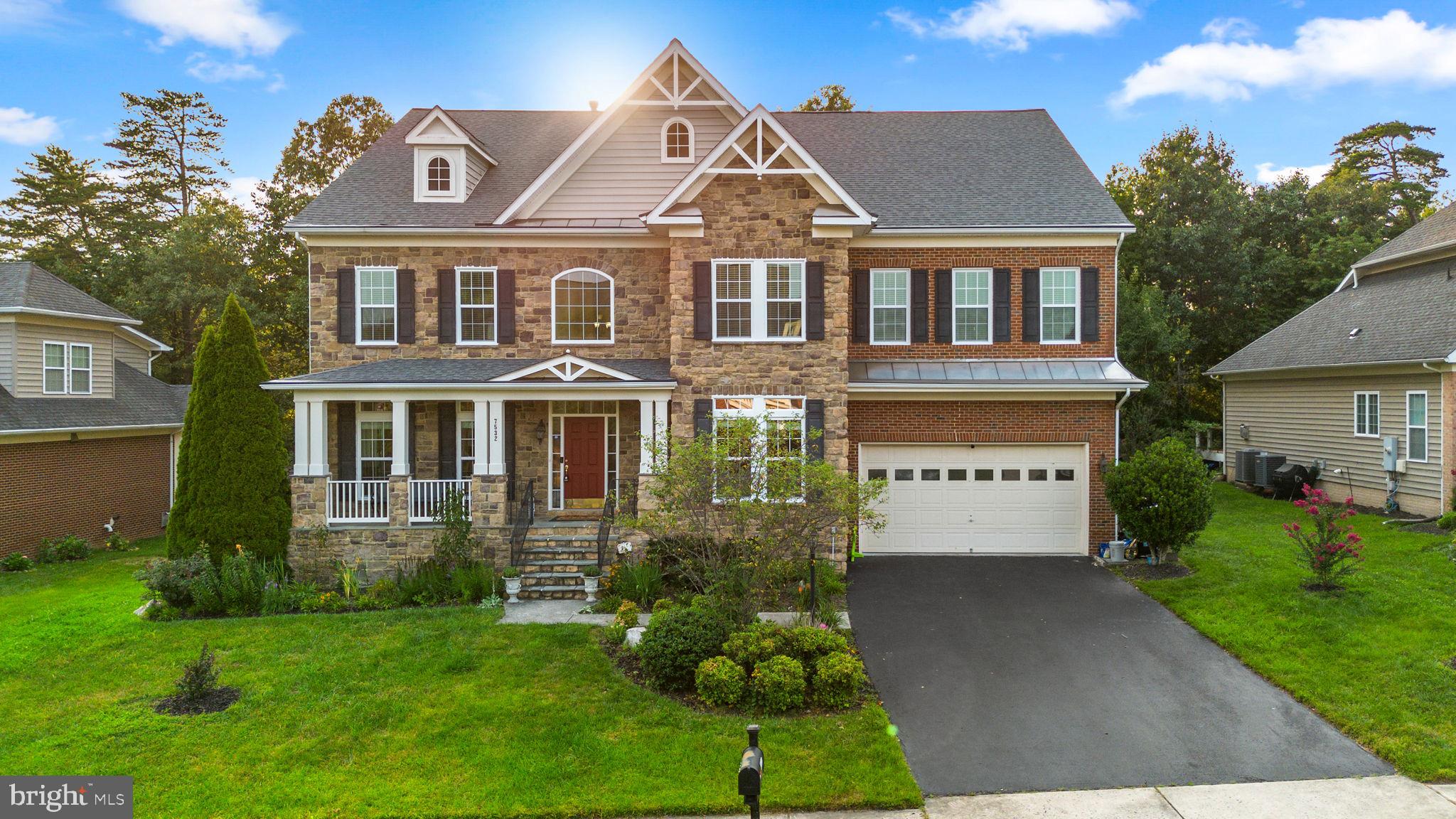 Welcome to this distinguished  6,700 sq ft Van Metre estate in the coveted Lakewood Hills community! Backing to  the South Run Rec Center, this home offers ultimate privacy. The main level has a primary bedroom suite and  office with built-ins, plus custom hardwoods throughout the main/upper levels. Relax on the 500+ sq ft Trex deck (refinished 2025). Major mechanical updates include: New Windows (2026), New HVACs (2022/2023), and New Roof (2022). Top-rated Sangster ES/Lake Braddock SS pyramid. Commuter's dream near VRE, Metro bus, Fairfax Co Pkwy, I-495/395/95.