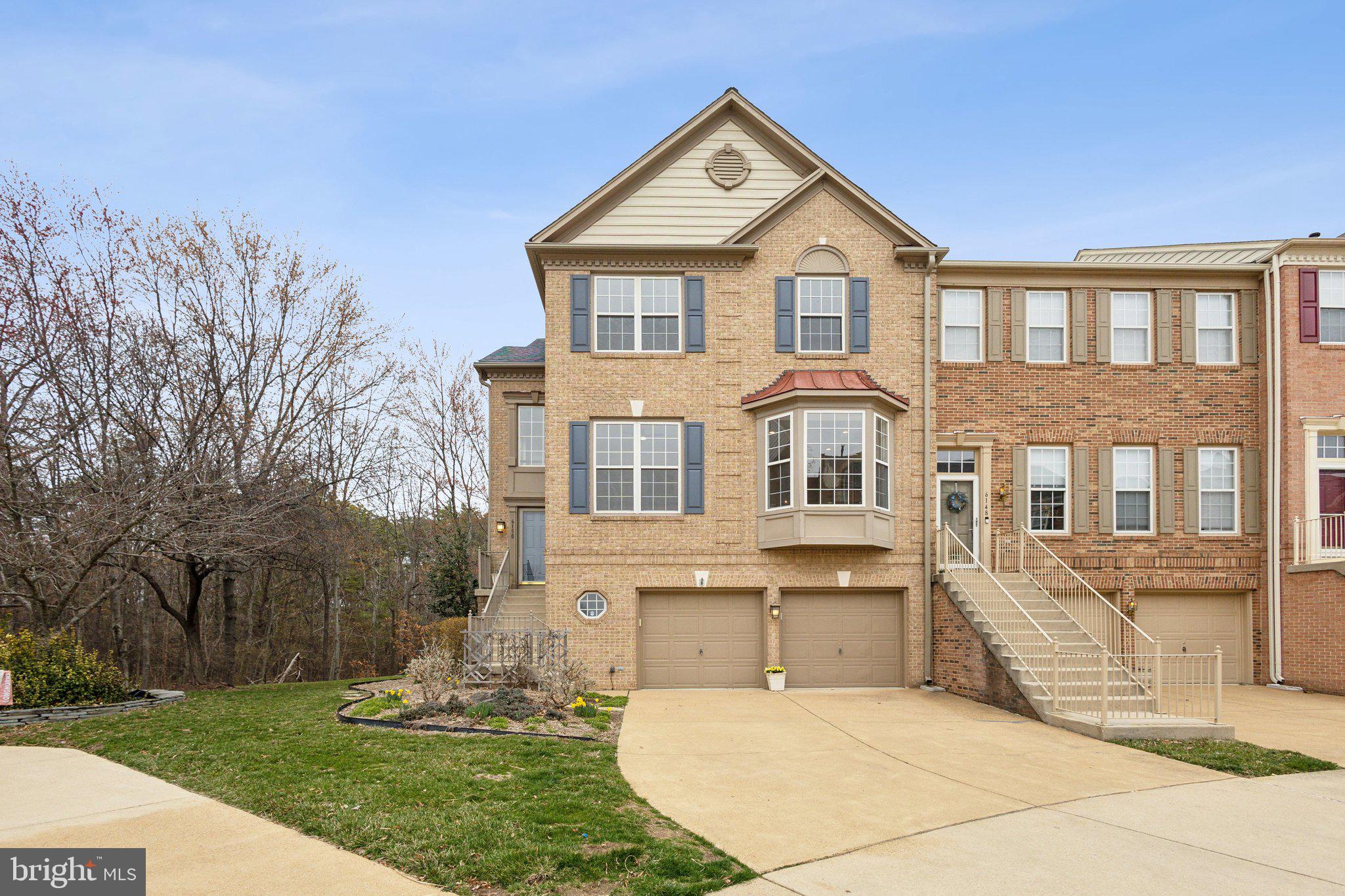 Stunning brick end-unit townhome on a premium lot, perfectly situated to back to serene, lush trees! This spacious and fully remodeled Stratford model by Pulte Homes, a master builder renowned for enduring quality, offers unmatched privacy and a blend of modern elegance in an ideal setting.

Step inside to discover brand-new hardwood floors throughout the main and upper levels, fresh paint, and a two-story foyer that leads into a welcoming open floor plan filled with natural light. The main level features a main-level office, perfect for remote work or quiet study, along with an updated kitchen with high-end stainless steel appliances, new countertops, and modern light fixtures—all designed for both style and functionality.

The home also boasts two gas fireplaces, a newly added 4th bedroom in the lower level, and new carpet in the basement and bedrooms. You’ll enjoy the convenience of a walk-out basement that opens to an expansive backyard oasis—featuring extensive hardscaping, a beautiful stone patio, and a well-maintained hedge row perfect for outdoor gatherings and enjoying the peaceful, natural surroundings.

Additional upgrades include a brand-new HVAC system with a 10-year warranty, transferable through FH Furr, a 9-year-old roof, a new water heater, and brand-new LeafGuard gutters with a lifetime warranty. This home is not just move-in ready—it’s built to last.

With a two-car garage and private driveway, parking is never an issue. Located in a quiet Alexandria community, it’s just a short walk to county playgrounds, tennis courts, and soccer fields, making it a perfect spot for those seeking a balance of peaceful living and easy access to major commuter routes.

The spacious primary bedroom offers serene views of the wooded lot, providing a private retreat to relax and unwind.

This unique, fully remodeled home is ready for its next owner—don’t miss out on this rare opportunity!