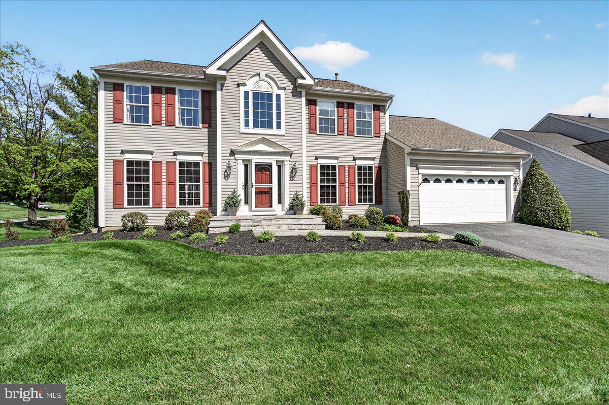 Classic charm meets modern comfort in this beautifully maintained Colonial nestled in the sought-after Spring Ridge community of Frederick! This gorgeous 4-bedroom, 2.5-bath home with a 2-car garage offers the perfect blend of timeless elegance, spacious living, and exceptional community amenities.  Step inside the sunlit foyer and be welcomed by gleaming hardwood floors, a private home office to the right, and a spacious formal living room to the left. The formal dining room flows seamlessly into the generous gourmet kitchen featuring white cabinetry, updated stainless steel appliances, a gas cooktop, hardwood flooring, a large center island with seating, and an expansive sunroom filled with natural light. Step outside to the Trex deck—perfect for entertaining or enjoying peaceful evenings outdoors. The kitchen opens to the inviting family room highlighted by a stunning stone gas fireplace, creating the ideal gathering space for family and friends.  The main level is complete with a convenient half bath, laundry room, and interior access to the attached garage.  Upstairs, you’ll find four generously sized bedrooms and two full baths, including a spacious primary suite with vaulted ceilings, dual walk-in closets, and a luxurious ensuite bath featuring dual vanities, a garden tub, and a large separate shower.
The unfinished walkout lower level offers endless possibilities with a full bath rough-in and abundant storage space—ready for your personal touch, whether it’s a recreation room, home gym, theater, or additional living space.
Enjoy the amenity-rich lifestyle that Spring Ridge is known for, including four pools, a splash pad, tennis and pickleball courts, soccer fields, basketball courts, playgrounds, hiking trails, over 20 miles of sidewalks and paths, and more than 200 acres of open space. The community also hosts year-round events including spring and fall festivals, concerts, food trucks, youth sports, and holiday celebrations.  Conveniently located near I-70, I-270, Route 15, and just minutes from historic downtown Frederick, this community also features an elementary school, shopping center, gas station, and fire station within the neighborhood. Located in the highly desirable Oakdale School District, with no city taxes, and eligible for 100% USDA financing—this home truly has it all.  
Don’t miss your opportunity to call this exceptional property home!
