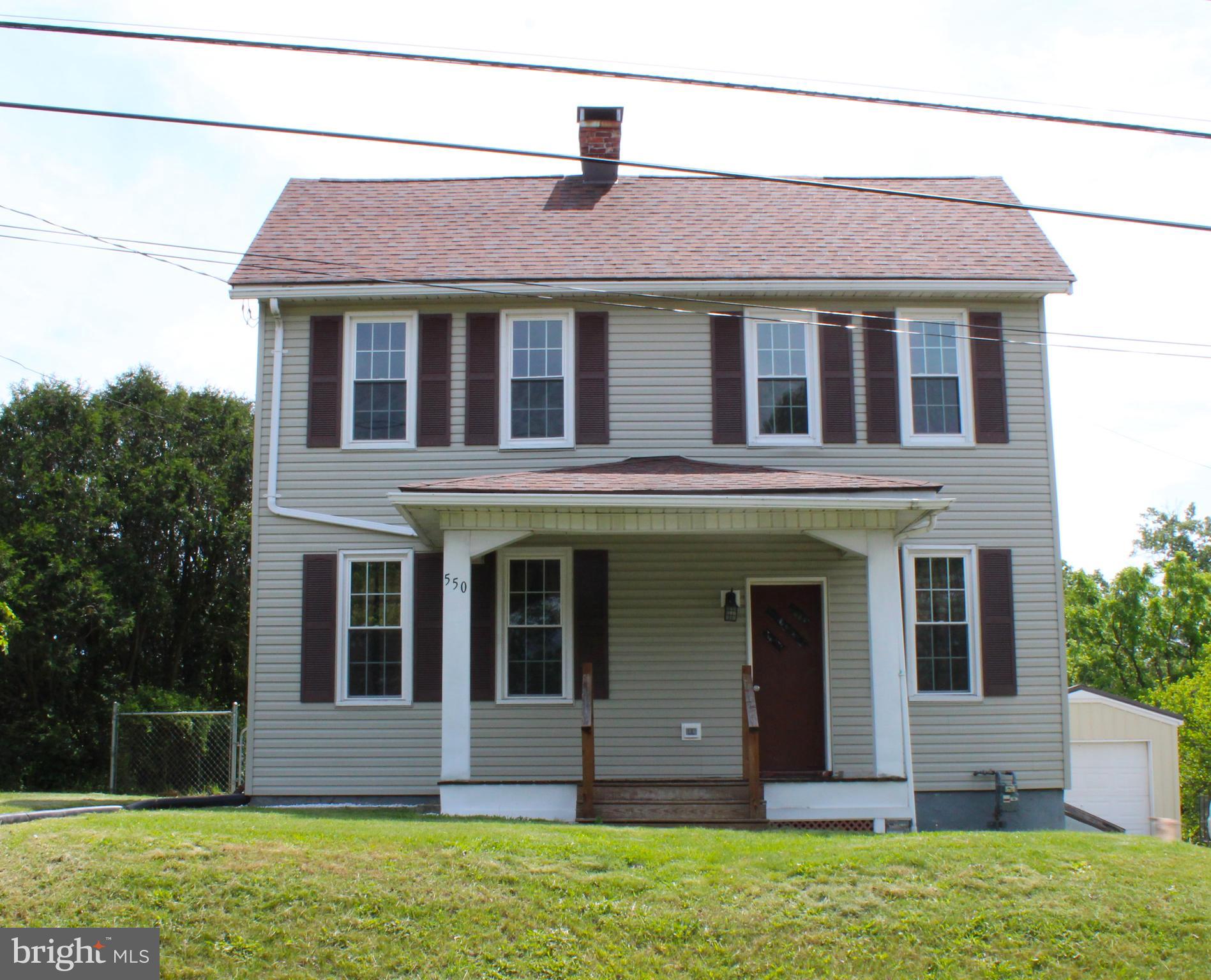 Move in ready home close to schools, hospital, Allegany college and I-68.   A market , restaurants and shopping is just down the road about a mile. This 3 bedroom nicely redone home is ready for a   new owner.  The home features Central air with lots of ceiling fans, there is a large separate dining room and a country style kitchen.  There is a main level laundry area saving doing the steps to the basement.  All of the bedrooms are nice size with ample closet space.  Need storage?  The home has a walk up attic to keep your belongings safe.   A detached storage building with a garage door could hold a small car but there is ample off street parking.  This home has a nice location with nice homes in the are.  Do not delay on this one.