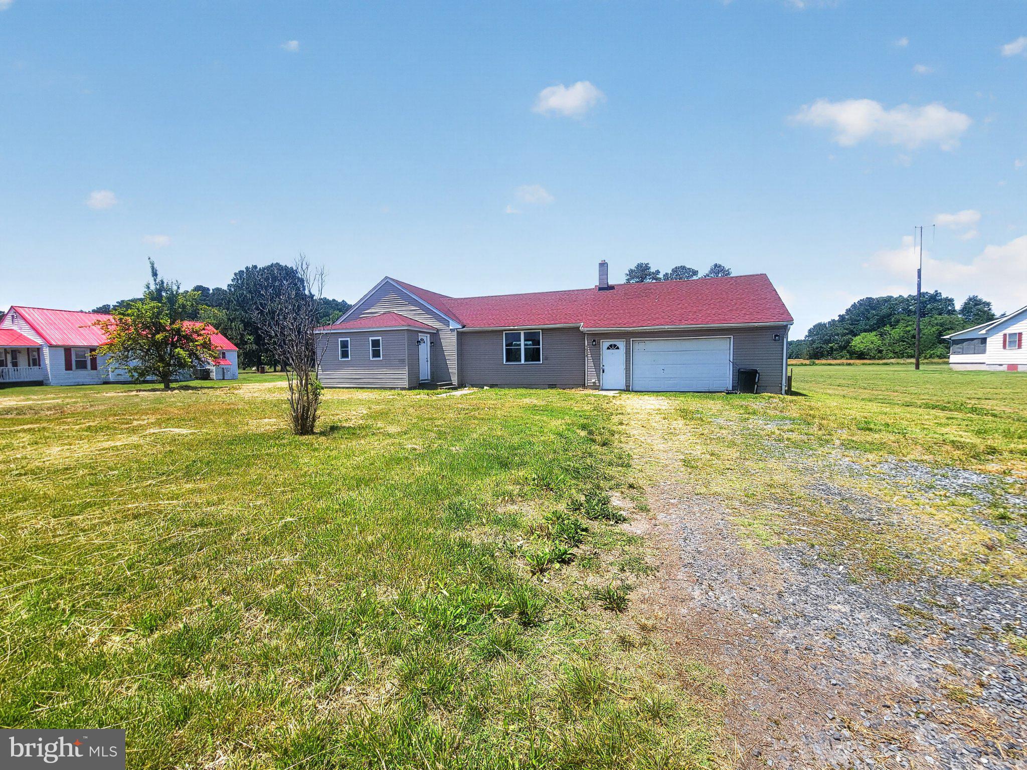 Eastern Shore Living with Room to Breathe! Whether you're looking for your first home or the perfect place to simplify and enjoy life, this charming 3-bedroom, 1-bath home offers comfort, convenience, and nearly an acre of land in the peaceful community of Madison. Boating and fishing enthusiasts will love being just minutes from a public boat ramp and marina, while still enjoying easy access to town and everyday amenities.
The property features an attached two-car garage, a 12' x 12' storage shed on a concrete pad, and the added peace of mind that comes with a new HVAC system and updated well and septic systems. With plenty of outdoor space for gardening, pets, hobbies, or simply relaxing, this property offers the ideal blend of country charm and Eastern Shore lifestyle.
Affordable, move-in ready, and close to the water—don't miss this opportunity!