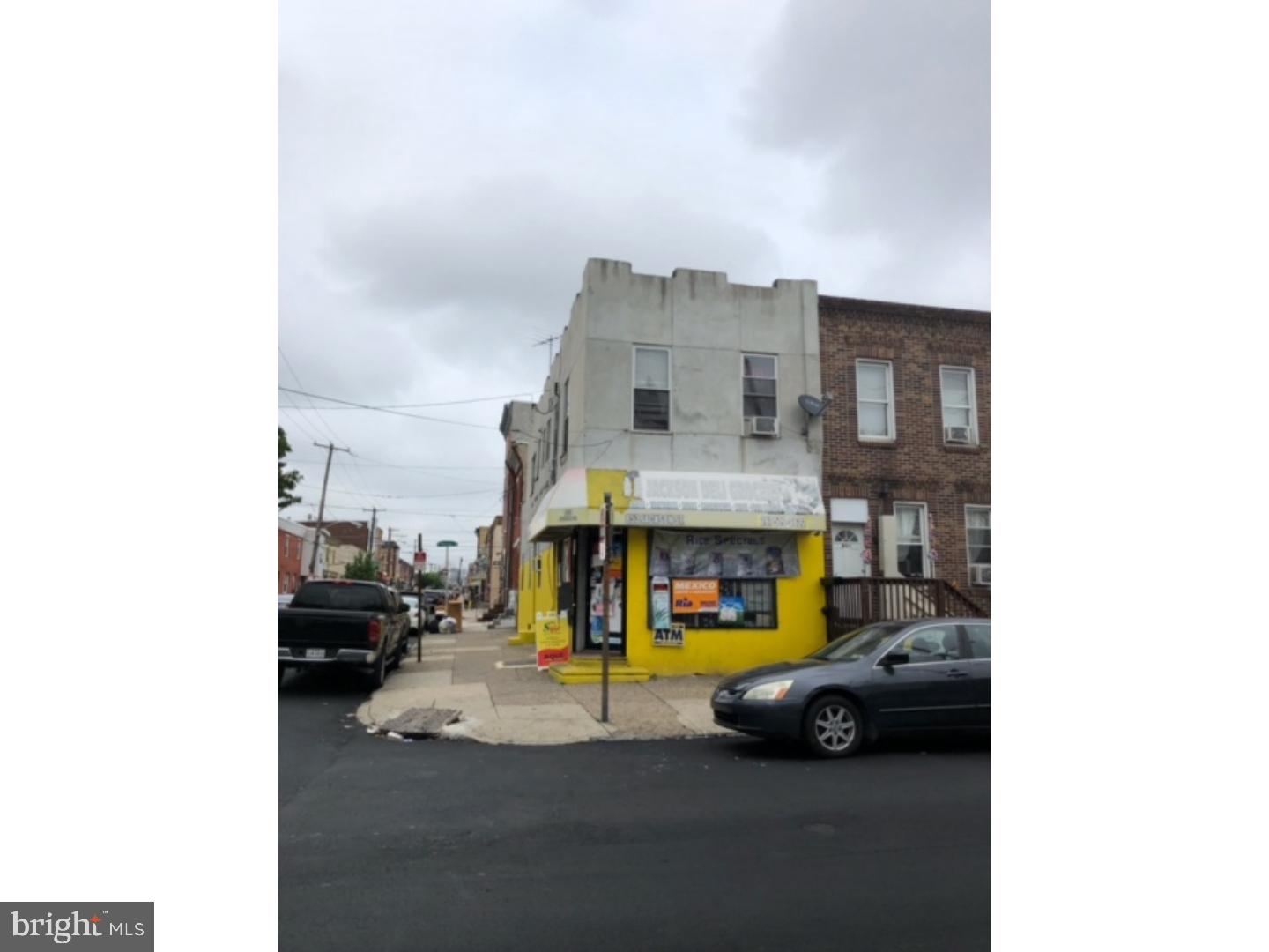 This turnkey investment is a  mixed used property. Tenant has leased both store and the 2nd FL apartment. The apartment has 2 bedrooms and a roof top exit. The seller is motivated, the store is corner grocery store. It has been used as a grocery store for  the past 20 years. It is in the center of a upcoming neighborhood.