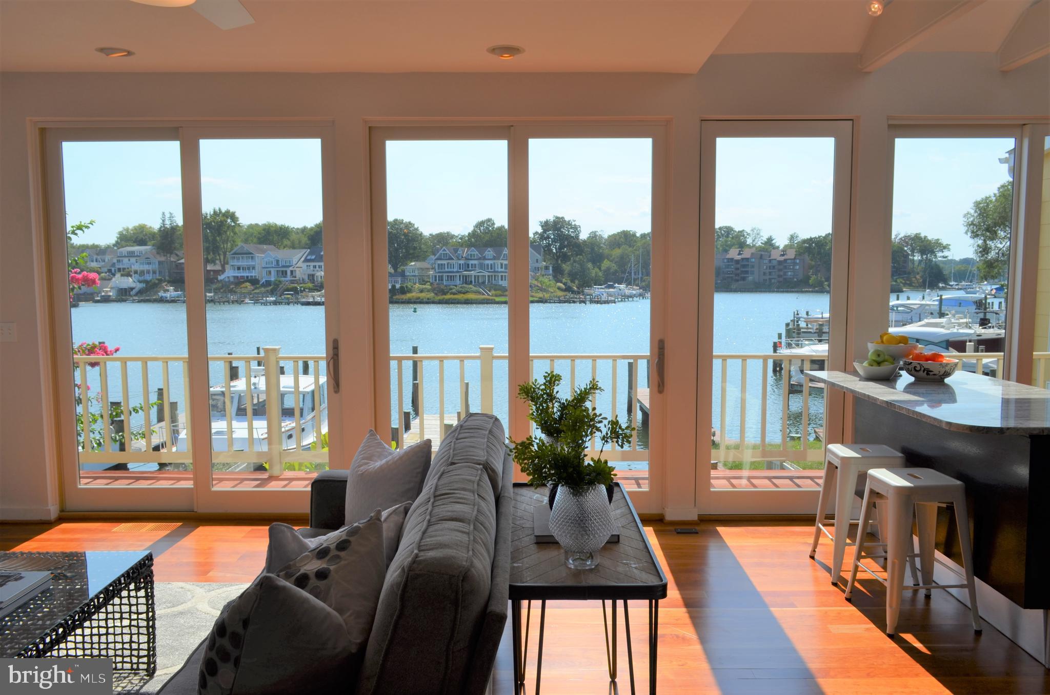 Waterfront on Spa Creek in Downtown Annapolis!!! Property features open floor plan, walls of glass, rooftop deck, 50'*20' slip with 8+' MLW, off-street parking, upgrades throughout and more!!! Walk to Main Street and the rest of Downtown Annapolis. Contact listing agent for additional information!!!