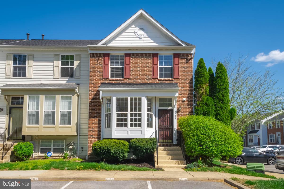 Welcome to 2748 Albermarle Place, an impressive end-unit townhome located in the heart of Waldorf, MD. This spacious home offers 4 bedrooms, 3.5 bathrooms, and a thoughtfully designed layout across three finished levels. The upper level features three generously sized bedrooms, including a primary suite with its own private full bathroom. The main floor is warm and inviting with wood floors throughout, elegant crown molding, a convenient half bath, and a well-appointed kitchen. The kitchen includes granite countertops, stainless steel appliances, a gas stove, pantry, and plenty of space for a dining table or breakfast nook. Glass sliding doors off the kitchen lead to a deck that overlooks a beautifully landscaped, fully fenced backyard complete with a storage shed—perfect for relaxing or entertaining.

The fully finished basement adds even more living space with a large open recreation room featuring luxury vinyl plank flooring and a cozy wood-burning fireplace. This level also includes the fourth bedroom, which has an adjoining full bathroom with a stand-up shower, as well as a laundry area and recessed lighting throughout. The home has been freshly painted and offers central heating and air conditioning for year-round comfort. The roof is just 4 years old, offering peace of mind for years to come. Two assigned parking spaces are included for added convenience. Located close to shopping, dining, and major commuter routes, this home is move-in ready and a fantastic opportunity in Charles County.