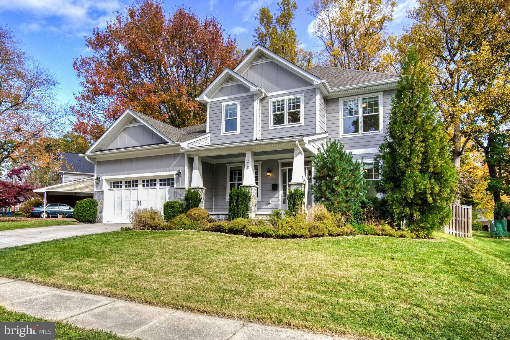 Welcome to this exquisite Corinthian Homes Craftsman, nestled on 0.28 acres in the highly sought-after Vienna Woods neighborhood. This 5,897-square-foot home offers 6 bedrooms, 5 full baths, and 1 half bath, abundant space and luxury for relaxation and entertaining.
The private fenced backyard features extensive landscaping, a large brick patio, a spacious deck with a gas connection for grilling, and an underground sprinkler system. The main floor includes a formal dining room, a den/office, a family room with a gas fireplace, a gourmet kitchen with a breakfast area, and a doggy door leading to a fenced dog yard.
Notable details include hardwood floors, recessed lighting, coffered ceilings in the family room, and large windows that fill the home with natural light. 
The main level includes a gourmet kitchen, quartz countertops, stainless steel appliances, an electric range, an additional wall oven and microwave, an island, a walk-in pantry, and a butler’s pantry. The main level also features a multi-generational suite with a private en-suite bathroom. The upper level includes an owner’s suite complete with two walk-in closets and a luxurious en-suite bath featuring a standalone tub, separate shower, and double vanity. Three additional bedrooms, two full baths, a long hallway with extra storage closets, and a laundry room complete the upper level.
The lower level offers a spacious recreation room with a fireplace, the 6th bedroom with a full bath, and two versatile multi-purpose rooms, a newly installed radon system.
Located within the \ Madison High School pyramid and just a short walk to the Vienna Woods and Tennis Club.  This home offers easy access to the metro, I-66, and Route 123 for convenient commuting. Please refer to the documents section for recent updates.