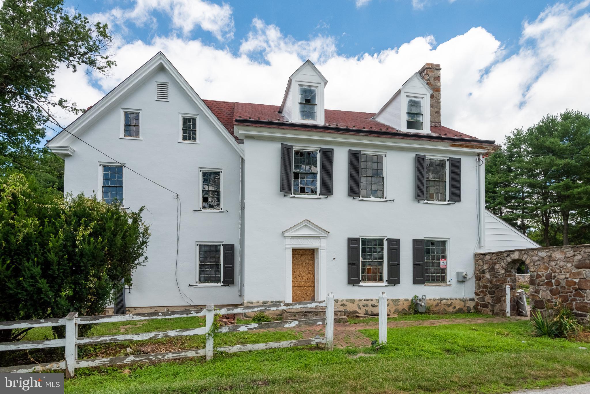 A Rare Opportunity to Complete One of Devon's Historic Landmark Estates!

Prime development opportunity in the heart of Devon, within the Tredyffrin-Easttown School District. Situated on approximately 1.3 premier acres, this extraordinary early nineteenth-century residence, originally known as the historic Lamb Tavern, is listed on the National Register of Historic Places and offers a rare opportunity to restore one of the Main Line's most significant historic properties.

The most difficult, time-consuming, and uncertain phases of redevelopment have already been completed. The property has been stripped to the structural shell, with most interior walls removed, creating a true blank slate ready for reconstruction.

Extensive work already completed includes:

Complete interior demolition to the structural shell.
Removal of obsolete plumbing, electrical, HVAC components, and radiators.
Professional lead and asbestos remediation.
Exterior restoration, sealing, and painting.
Comprehensive architectural plans by Warren Claytor Architects.
Historic Commission approvals obtained.
Building permits in place.
Construction-ready for immediate commencement.

The approved plans envision an elegant residence of approximately 7,400 square feet featuring a three-car garage, six-plus bedrooms, four-and-one-half baths, expansive entertaining spaces, a luxury kitchen, family room, mudroom, formal living and dining rooms, home office, and a gracious primary suite, while preserving the home's remarkable historic character.

Architectural details including soaring ceilings, deep windowsills, and a dramatic central staircase remain intact, providing the perfect framework for a one-of-a-kind luxury residence.

For builders and experienced restoration buyers, this represents a unique opportunity to bypass months of architectural design, engineering, permitting, and Historic Committee review. The entitlement work has been completed, allowing the next owner to focus immediately on construction.

Completed homes of this caliber in Devon continue to command premium values, making this an exceptional investment opportunity in one of the Main Line's most desirable locations.

Plans by Warren Claytor Architects, permits, approvals, and supporting documentation are available upon request. Prep work is continuing, and the price will increase as additional value is added to the property.

Important Notice: This is an active construction site requiring substantial work throughout. Agents and buyers enter entirely at their own risk. Exercise extreme caution, as there are openings in the flooring and areas that may be weak or unstable.