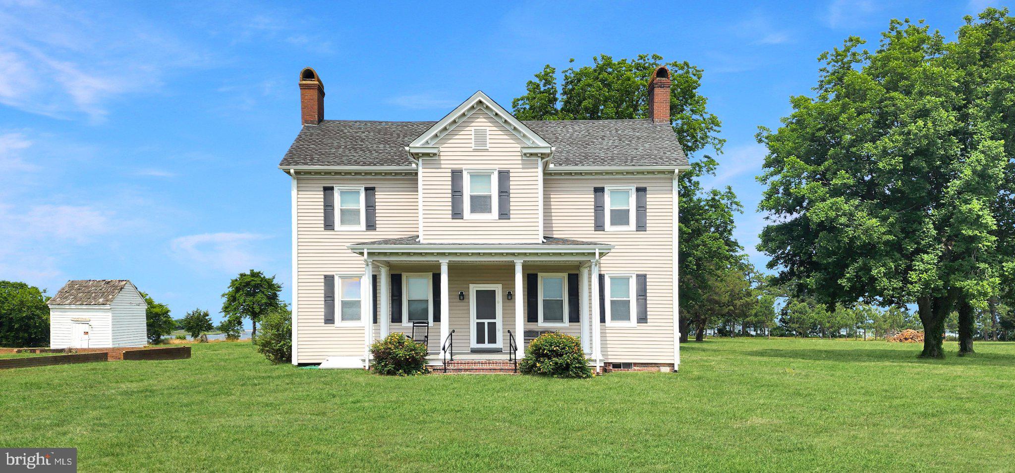 Experience the timeless elegance of this beautifully restored 17th-An extraordinary opportunity to own one of Virginia's Eastern Shore's most significant waterfront estates. Encompassing 93.99 acres across 11 separate parcels, this legacy property offers a rare blend of luxury living, investment potential, and future development opportunities. At the heart of the estate sits a beautifully preserved circa-1780 residence positioned on nearly 14 acres with over 1,400 feet of private shoreline. Offering more than 3,600 square feet, the home features 4 bedrooms, 3.5 bathrooms, four fireplaces, a spacious waterside family room, and numerous modern upgrades including updated electrical, plumbing, and multi-zone HVAC systems. Complementing the main residence is a separate 2-acre pondfront parcel improved with a charming 1-bedroom, 1-bath guest cottage and farm building, creating the perfect setting for guests, caretakers, or additional rental income. The remaining parcels present an exceptional investment and development opportunity, including seven waterfront lots ranging from approximately 7 to over 16 acres each, plus an additional 5.5-acre non-waterfront parcel. Every lot offers approved perc and well sites, desirable Bojac soils, and is located within Flood Zone X, providing added value and flexibility for future construction. Whether envisioned as a private waterfront compound, equestrian retreat, family estate, conservation holding, or premier residential development, this remarkable offering delivers unmatched shoreline, acreage, privacy, and long-term investment potential in the sought-after Cape Charles market. A truly rare opportunity to acquire a generational estate with both immediate enjoyment and future upside.