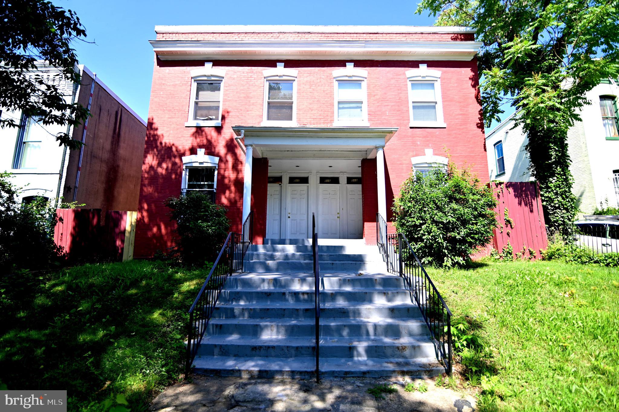 Price reduction!  Where opportunity meets the prepared investor or anyone looking for a great investment property.  This unique quadruplex has separate entry doors for each tenant,  4 units -2 upstairs and 2 downstairs - 2 beds - one bath each.   Two units are vacant for immediate move in by the new owner or to rent out.   Multiple owners could share this property as a joint venture.  A family of four could easily afford this building and use as a family home.  Pictures show one unit downstairs and one upstairs.  Separately metered with central A/C and heat.   Washer,  dryer,  and dishwasher  in each unit.  Notice the balconies on the back for relaxing and enjoying the beautiful rear yard.  Rare  property located in a historic district with plenty of "amenities" nearby and continued growth.    Located approximately 2 blocks from a metro rail station. Close proximity to Washington Navy Base.  Seller asks that pre-approval documents or proof of funds are provided to the LA prior to showing.  The occupied units will be shown when  a serious offer is being considered.  Great investment.  Seller will consider all reasonable offers.   PROPERTY IS SOLD "AS IS."   Property shows very well.