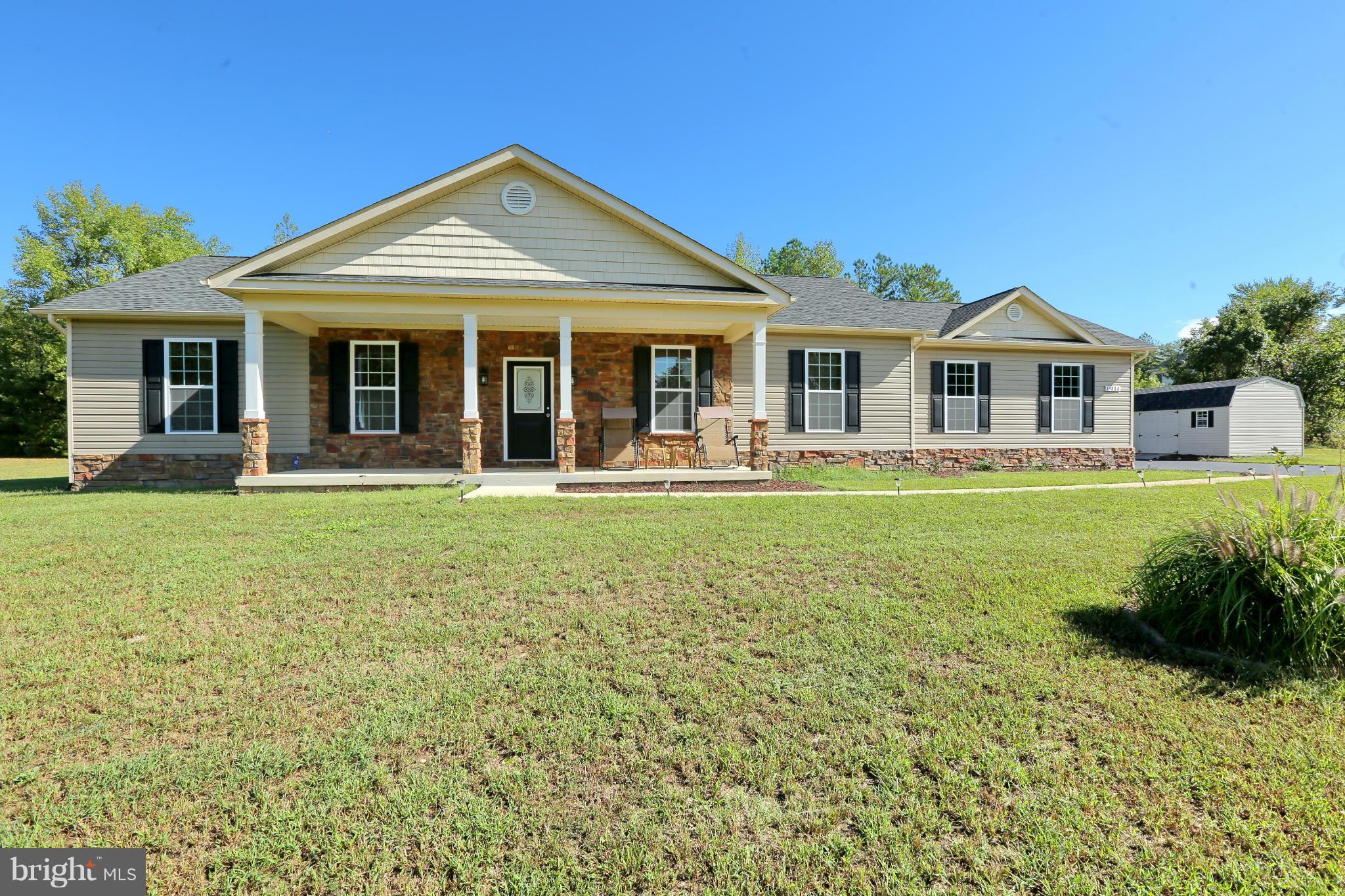 Motivated seller....offering up to 3% closing help! 3 bedrooms,2 full baths, w/rough in for a 3rd bath in the basement.Kitchen has hardwood,large kitchen island,stainless steel appliances,& large dining area leading out to a maintenance free deck!Separate laundry room,large family room w/gas fireplace & a huge unfinished basement!All on 3 acres of privacy!