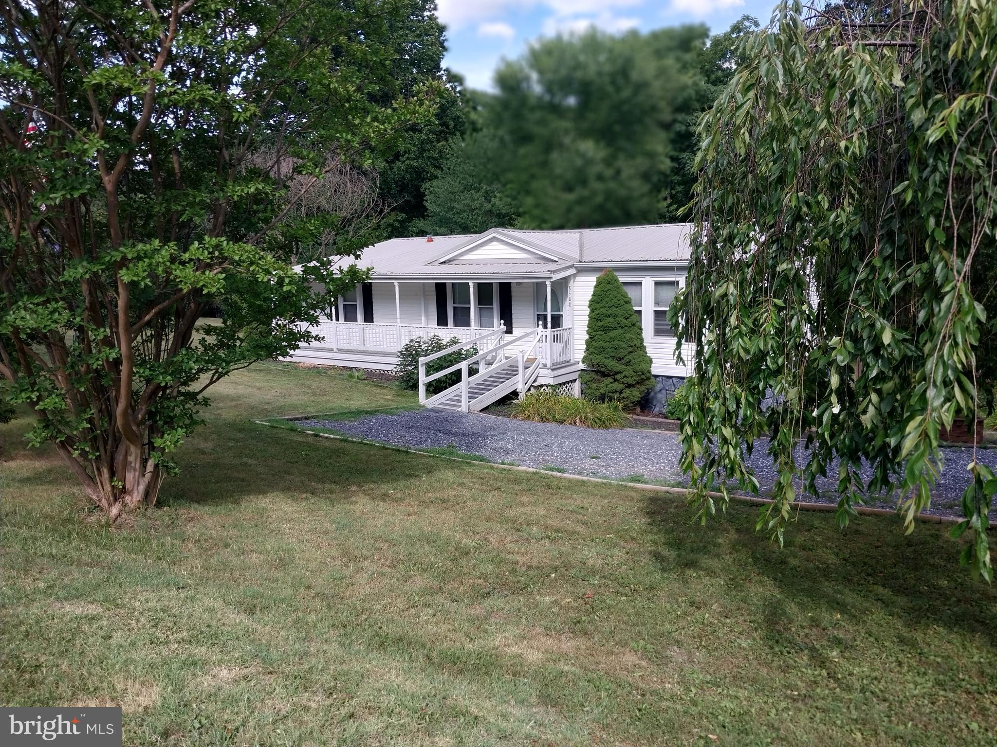 Welcome to 8508 Frank Ln., Singer Glen. This well maintained ranch/rambler manufactured home has plenty of space and plenty of privacy. With a large covered deck in the rear of the house for quite evenings to listen to nature or host parties rain or shine. The properties also includes a generator to keep the lights on when the power is out. The large yard is cozy and has many already established landscaping, with 2 storage buildings, for extra storage and your lawn equipment. This is a must see if you want a peaceful and cozy setting.