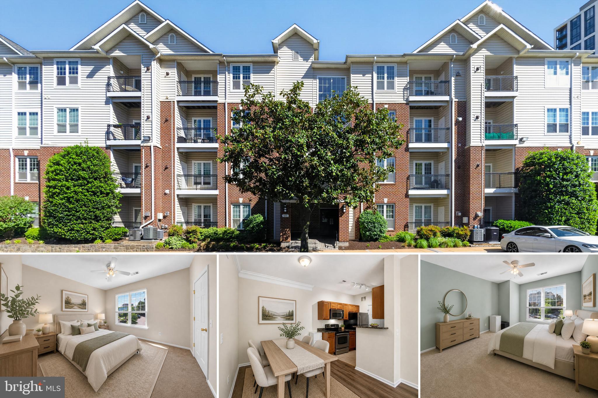 Bright, spacious updated 2br/2ba in control access building in desirable Gates of Mclean!! Rarely available with 2 reserved parking spots!! 1 convenient garage spot and 1 assigned spot in the parking lot!!
The home also comes with 2 parking hang tags for parking in unreserved spots.

Building 1601 is conveniently located with extremely easy access to the metro station, community center office, gym, pool.

Move in ready and beautifully updated unit with brand new flooring in the hallways, dining and living room areas, brand new carpets in the two bedrooms and closets. Spacious walk-in closets!! Fresh paint! Updated granite counters and wood cabinets in kitchen and bathrooms.

Images are Virtually Staged