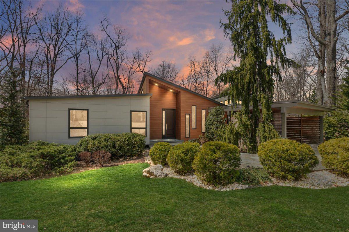 What a pleasure to present this stunning, sun-filled & contemporary home in coveted Willowbrook. Expansive home w/an approx. 5,266 total sq ft w/numerous renovations sited on a picturesque 16,375 sq ft lot. Backing to parkland w/mature trees, water stream & sunset views-quite a serene private setting. Walls of glass, soaring heights, 5 BRs, 3.5 BAs, recessed lighting, wood floors + an extensive array of exceptional improvements is everywhere. Illuminated flagstone entry welcomes you inside to a Great Rm w/its high ceiling- simply memorizing - offering parkland views & fireplace warmth. Entertain on TREX decking w/custom invisible cable railing. Enjoy the renovated chef’s Kitchen w/36” gas cooktop, SS appliances, abundance of custom cabinetry + Breakfast Area, Pantry & Cedar Closet. The gracious Dining Rm opens to the Kit, Great Rm & Sunroom. You will be captivated by the delightful Sunroom w/walls of glass, soaring ceiling, gas fireplace & parkland views. The Primary BR w/parkland views, well-designed closets includes a luxurious renovated Prim BA w/”champagne” bubble bathtub. Also, there is a 2nd BR w/its own Full BA, + a 3rd BR & convenient Powder Rm-all BAs renovated. To the lower-level w/custom designed mono-string stairs – there is an expansive daylight Family/Rec Rm & level w/o, NEW exterior doors & windows, stone patio & parkland views. Enjoy the home theater & gas fireplace - perfect for fun & warmth. Also, a 4th & 5th BR – each w/full window, door & closet & a convenient full BA close to the BRs. The large bright finished Laundry Rm-a pleaser w/shelving & leads to spacious unfinished storage area. Next, showcases another living area-a Bonus Rm/Exercise Rm/Rec Rm w/walls of glass for parkland views! Walking distance to all 3 schools in highly rated school district, close to major commuter routes & lots of shopping & food stores.  2 car carport offers lots of additional parking spaces on long driveway! Offers due Tuesday at Noon 4/1/2025.