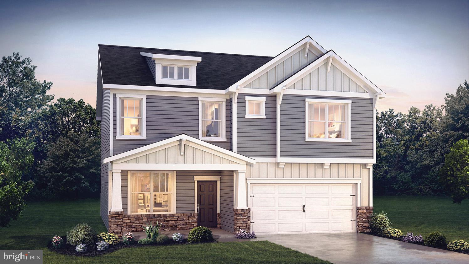 The Penwell by D.R. Horton is a new construction home featuring approx. 2500 square feet of total living space. There are 4 large bedrooms, 2.5 baths, a study/office, 2 car garage, and a FINISHED WALK-OUT BASEMENT!! Enter from the large front porch into the entryway, past the study with French doors, to the open floor plan. The kitchen is well-appointed with beautiful cabinetry, a large pantry, stainless steel appliances, and a built-in island with ample seating space. The bright kitchen overlooks the dining and living areas, with slider doors to the back yard, great for entertaining! Upstairs you will find the sizeable primary en suite, with a large bedroom, a private bathroom featuring double bowl sinks and walk in shower that leads to the large walk in closet. Three additional nice sized bedrooms and the conveniently located laundry room complete the second floor. The  FINISHED  BASEMENT comes  with plumbing rough-in for the future bathroom and a large storage area as well. Photos are representative and not the actual home. The finish colors in this home may be different. Model home will be open Monday thru Saturday 10:00 am to 5:00 pm. and Sunday 11:00 am to 5:00 pm.
Listing Office