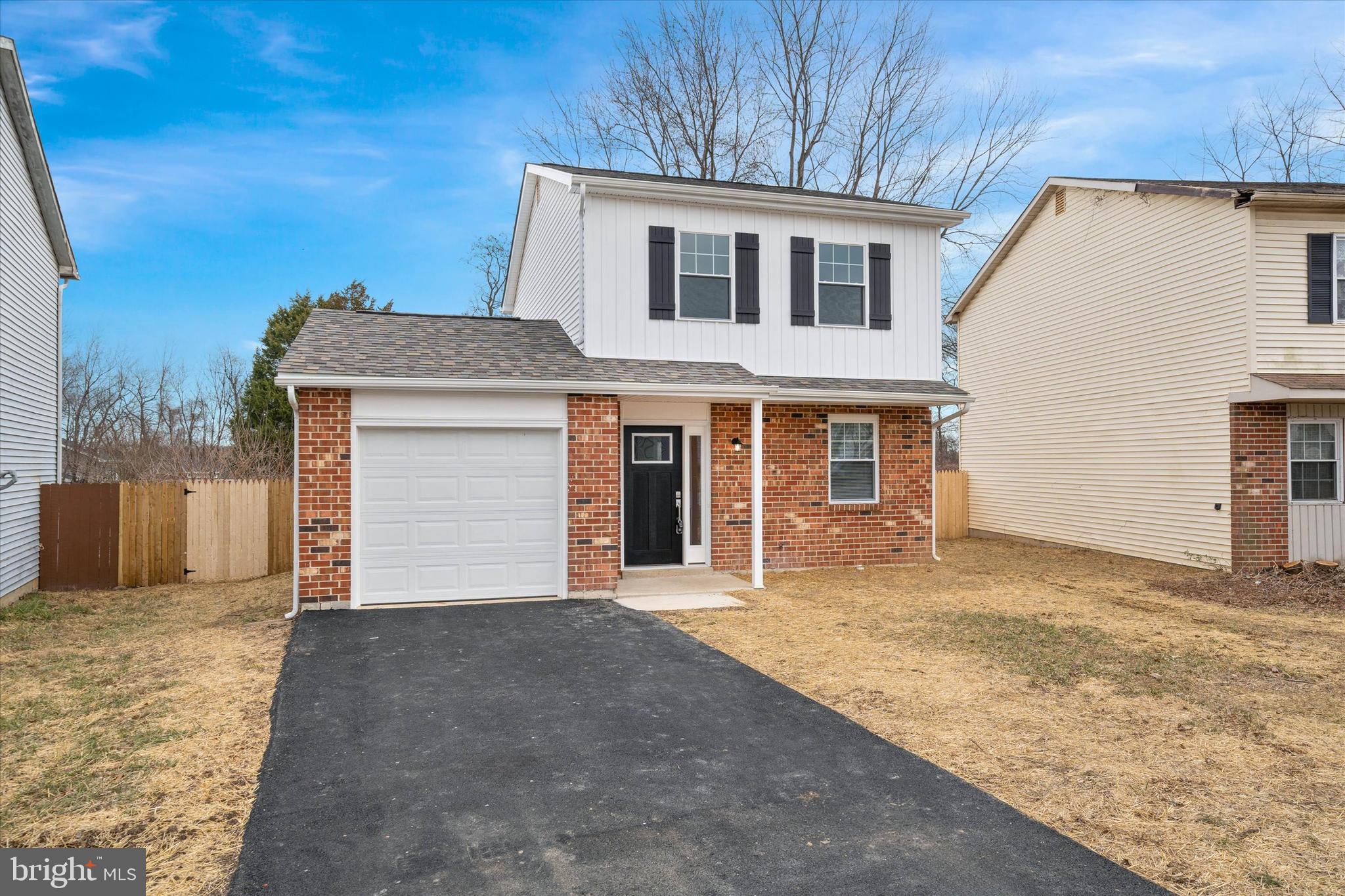 NEW PRICE ON YOUR NEW HOME! Welcome to Buckley in the heart of Bear, convenient to I-95, Rt 1, the mall and more!  This two story detached home has been masterfully renovated.  A true Gem with wonderful fresh clean design. Upon entering notice Luxury Vinyl Plank floor throughout,  bright sunny Kitchen (New), stainless steel appliances (New), carpet (New), updated light fixtures, new craftsmen style doors and trim, painted in a color palate that’s sure to please.   Upon entering this fine home you will find a spacious floor plan; large living room with bright sunny windows that is open to dining area. The large galley kitchen features white shaker cabinetry, granite counters tile backsplash, deep single bowl sink, new stainless-steel appliances. The living room has a phenomenal double door outside entrance to the tidy back yard that is fully fenced. Powder room on this level provides privacy. Upstairs there are 3 well scaled sunny bedrooms. Owners' bedroom offers an oversized closet, space for a sitting area, natural light, plush carpeted floors. The remaining bedrooms are well scaled offering spacious closet space. Completing this level is the full new tiled bathroom, vanity sink, complete with elegant lighting.  Full basement is mostly finished complete with sleek plank flooring loads of recessed lights, the perfect hang out room, or home office.   Laundry room is neat as a pin and to the rear of the basement. Important improvements include, new roof, windows, interior doors and trim, front door, garage personnel door, new vertical siding on the front of the house giving a striking design.   You deserve a wonderful home; don't miss this chance. Prelisting home and WDI inspection available for buyer. Seller is a licensed Broker in the State of Delaware and owner of listing brokerage. FHA, VA, Conventional all acceptable for purchase. Eligible for special financing with Low down payment and grant subsidies up to $15,000 available, subject to qualifications.