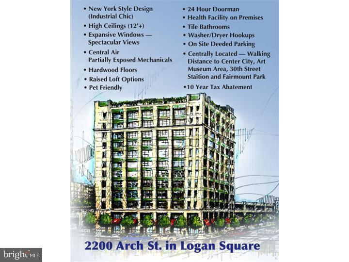 Oversized one bedroom loft. 1000 sq ft with storage under sleeping loft. 1.5 baths. Hardwood flooring. 12 ft ceilings. Doorman. Covered parking and a great on site gym. Available approx June 1