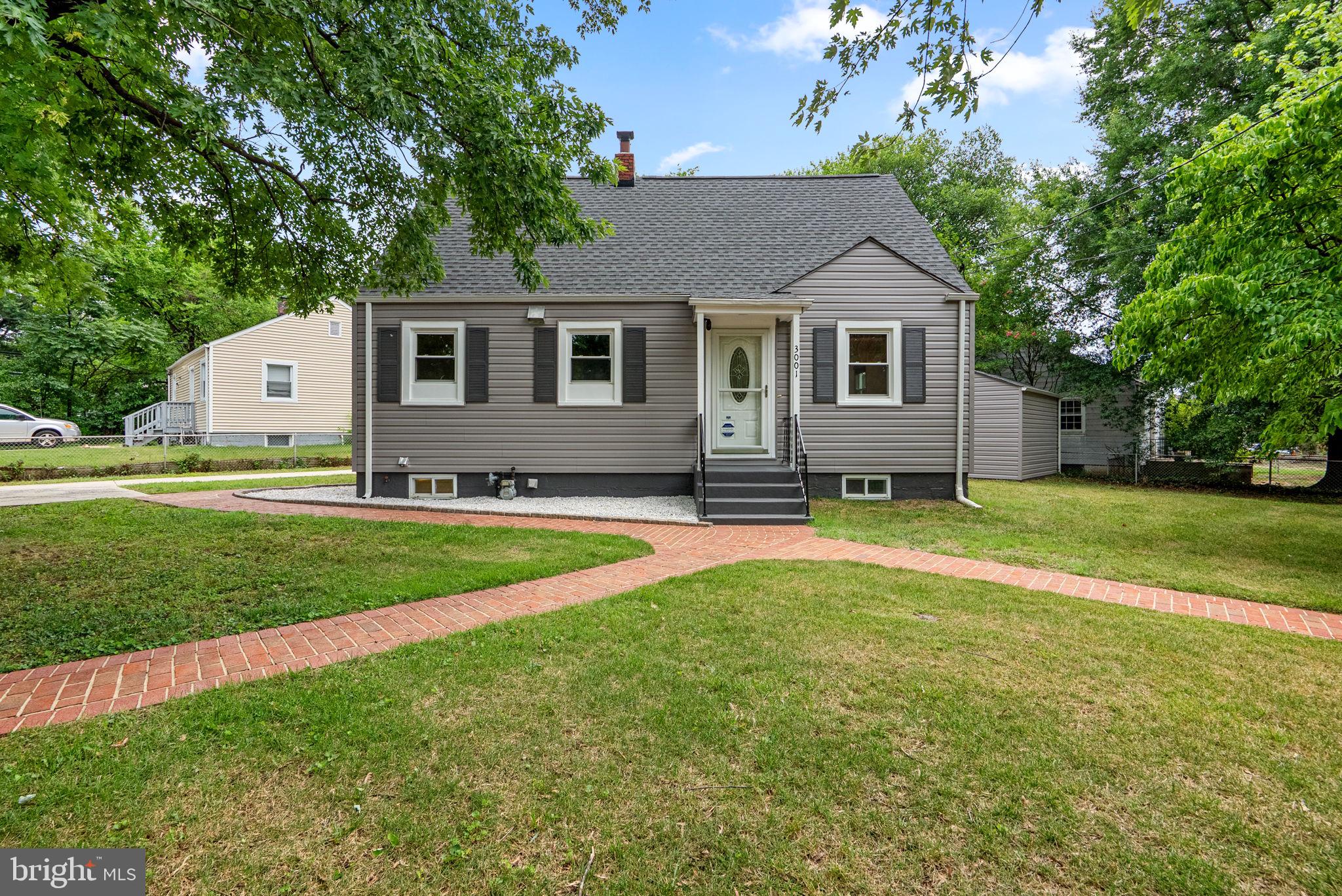 Welcome to 3001 Lancer Place, a beautifully renovated 5 bedroom, 3 bathroom single-family home in Hyattsville, Maryland, offering exceptional flexibility, modern updates, and a prime location just moments from the West Hyattsville Metro Station. Situated on a rarely available corner lot, this move-in-ready residence features a detached studio with electricity, off-street parking, and multiple living spaces designed to accommodate today's evolving lifestyle. Inside, the home opens to bright, open-concept living and dining areas accented by gleaming hardwood floors and abundant natural light. The renovated kitchen features granite countertops, stainless steel appliances, extensive cabinetry, and ample prep space, creating the perfect environment for both everyday living and entertaining.

The main level includes a spacious bedroom and a beautifully updated full bath, providing the flexibility for a guest suite, home office, or convenient main-level primary bedroom. Upstairs, three additional bedrooms offer generous closet space and custom built-ins, while a renovated hall bath finished in timeless tile serves the upper level. The finished lower level expands the home's versatility with an additional bedroom or recreation room, full bathroom, laundry area, and flexible living space ideal for guests, multigenerational living, a media room, fitness area, or work-from-home setup. Outside, the expansive corner lot offers room to relax, garden, and entertain. A large detached studio with electricity create endless possibilities for a home office, art studio, gym, workshop, or creative retreat. The driveway provides parking for multiple vehicles, a valuable amenity in this convenient Hyattsville location.

Located in the heart of Hyattsville, just minutes from Washington, DC, Kirkwood Neighborhood Park, and the Arts District Hyattsville, residents enjoy easy access to shopping, dining, parks, entertainment, and major commuter routes. The nearby West Hyattsville Metro Station provides convenient access throughout the Washington metropolitan area, making this an ideal location for commuters seeking both accessibility and neighborhood charm. Combining generous living space, a detached studio, modern renovations, and a highly desirable location, 3001 Lancer Place presents a rare opportunity to own a versatile home in one of Hyattsville's most connected and rapidly growing neighborhoods.