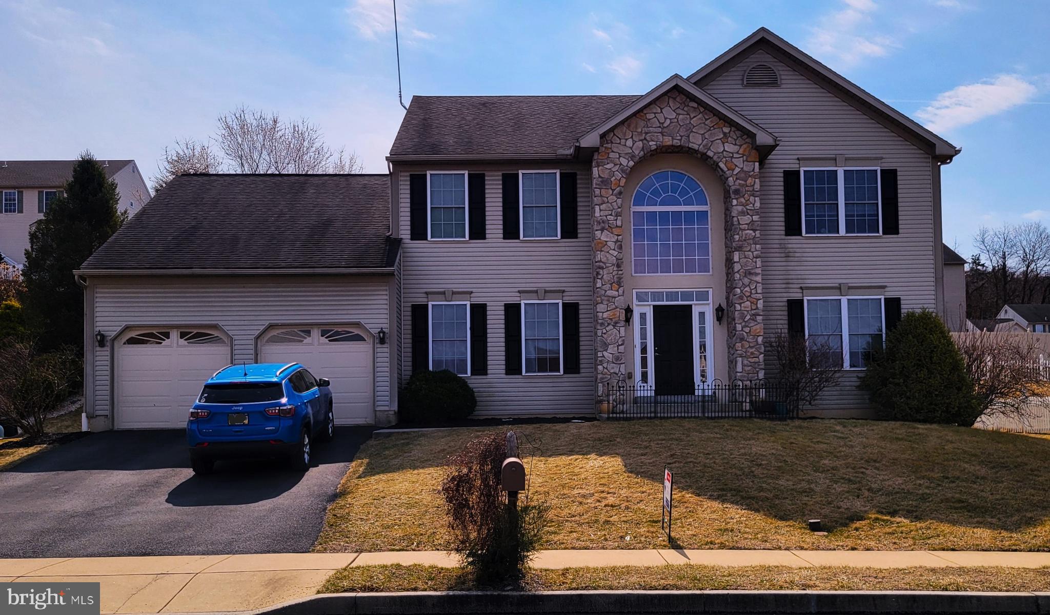 Welcome Home! This 3,050 sq. ft. home located in the Wilson School District has 4 bedrooms, 2.5 baths, 9 ft. ceilings, and a 2-car garage. When you first enter, you are greeted by a stunning 2 story foyer with natural light pouring in from the large front window. The first floor consists of a cozy office, a multipurpose room, a formal dining room, a living room, and an eat in kitchen. The kitchen has tons of cabinet and countertop space and a large island which allows for more storage. You will find a large pantry with shelves and a spacious deck off the kitchen for tons of family grilling. The focus of the large family room is a gas fireplace perfect to gather around for family movie nights. The first floor has newly installed luxury vinyl planks giving a natural wood flooring appearance. On the second floor, you will find 4 bedrooms including a primary with a sitting room and a large walk-in closet. The primary bedroom also has a large bathroom with jetted soaking tub and shower. The basement is framed for your future needs with so many options available! Once completed, it could add an additional 1000 sq. ft. to your living space. Several years ago, the backyard had a complete swing set with a slide. See photos!

This home is minutes away from schools, restaurants, shopping, and major highways.