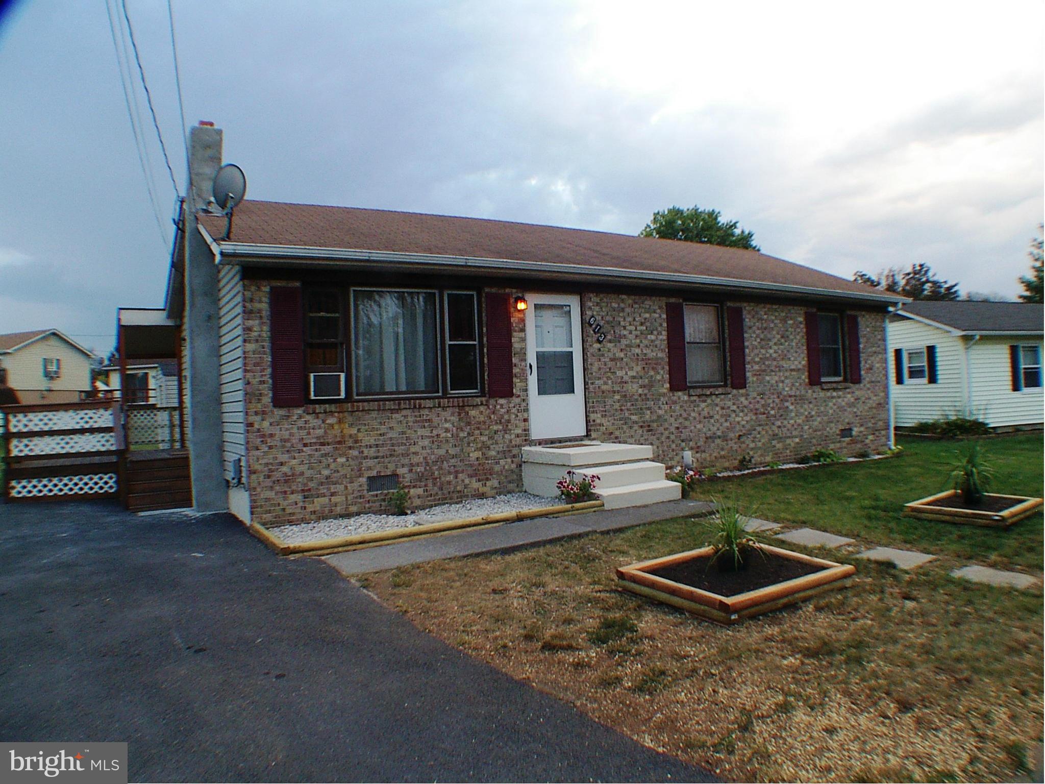 Completely remodeled Ranch with master bedroom on the main level. Fresh paint. New kitchen. New appliances. New hot water heater. New electrical outlets, New shutters. Remodeled bathroom. All hardwood floors. Washer and dryer. Completely fenced -in yard. Magnificent covered deck of the kitchen. Hurry! Not a short sale or foreclosure! Wont last long!