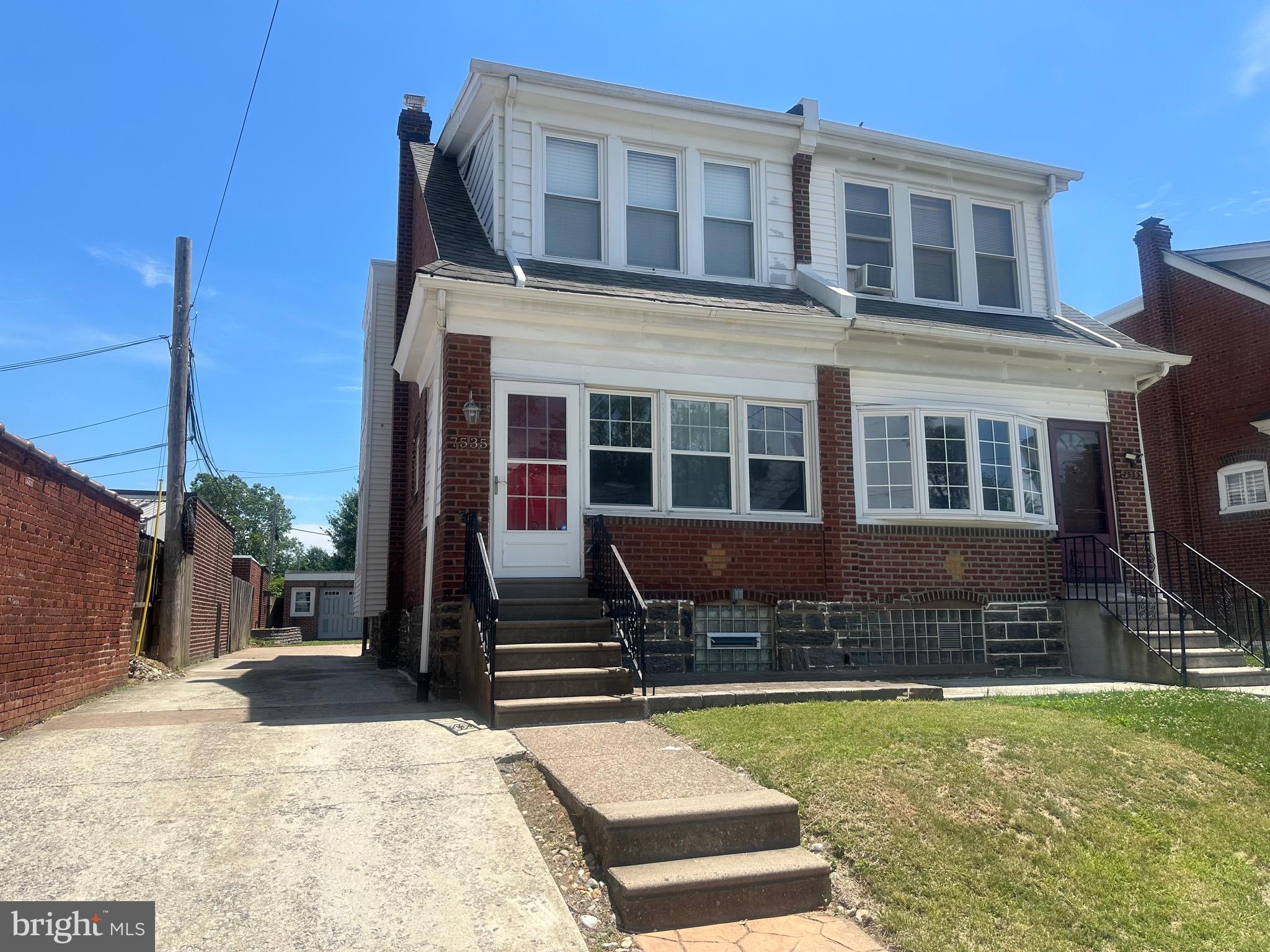 Located in a highly sought after Fox Chase-Burholme neighborhood, this fully renovated, move-in ready twin/semi-detached home offers 3 bedrooms and 2 full bathrooms on a quiet street in Northeast Philadelphia.  Pull into your spacious driveway, and step inside to a bright, open layout featuring all-new luxury laminate flooring, fresh paint, recessed lighting, and stylish finishes throughout.  Thoughtfully updated from top to bottom, this home delivers modern finishes, quality craftsmanship, and flexible living space designed for today's lifestyle.  Living room is spacious, formal dining room is ready for guests or family dinners, and a expertly designed and updated kitchen are perfect for everyday living and entertaining. The second floor offers an exquisite master bedroom with a cathedral ceiling, 2 ceiling fans, and hardwood flooring, plus 2 additional bedrooms and a hall bath with custom ceramic tiles. Two fully renovated bathrooms complete the interior with polished, modern touches. System upgrades include a new exterior basement door, partial rewiring of the basement and first floor, updated plumbing, a new HVAC system with all-new ductwork, and a new natural gas hot water boiler. New appliances include refrigerator, gas stove, dishwasher, and microwave. The finished basement provides exceptional flexibility with a private rear entrance, a bedroom, and a full bathroom — ideal for guests, a home office, or additional living space.  Outside, a 4-5 car driveway provides ample parking, while the rear patio and expansive stamped concrete area create a perfect space for entertaining. Two charming flower beds add curb appeal and color, while a large green space in the backyard offers room to roam, play, or simply unwind. The detached brick storage shed is a true bonus — equally suited for storing outdoor equipment or transforming into your own private retreat for gaming, reading, relaxing, exercising, or simply escaping the day. This home places you steps away from Burholme Park, Pennypack Park, and Roosevelt Mall. Top-rated schools including C.C.A. Baldi Middle and Northeast High School are nearby, along with easy access to major roadways and SEPTA bus service — making this an ideal setting for owner-occupants and commuters alike.  A rare opportunity to own a fully renovated home with major systems, interior enhancements and outside amenities for your enjoyment. Schedule your showing today.