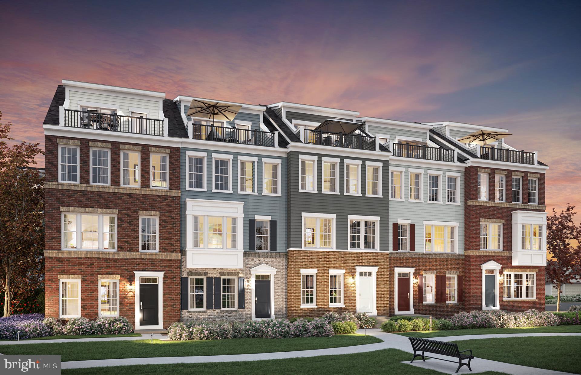 Limited time special financing offer! The Frankton townhome is a large floor plan featuring an open-concept home design with a spacious living room & café area, perfect for family & casual entertaining. The flex room on the 1st floor is convenient for working from home. Up on the 4th level, retreat to the loft. The large rooftop terrace has plenty of room for entertaining with the option to add a bathroom, and sliding glass doors as well as a beverage center.