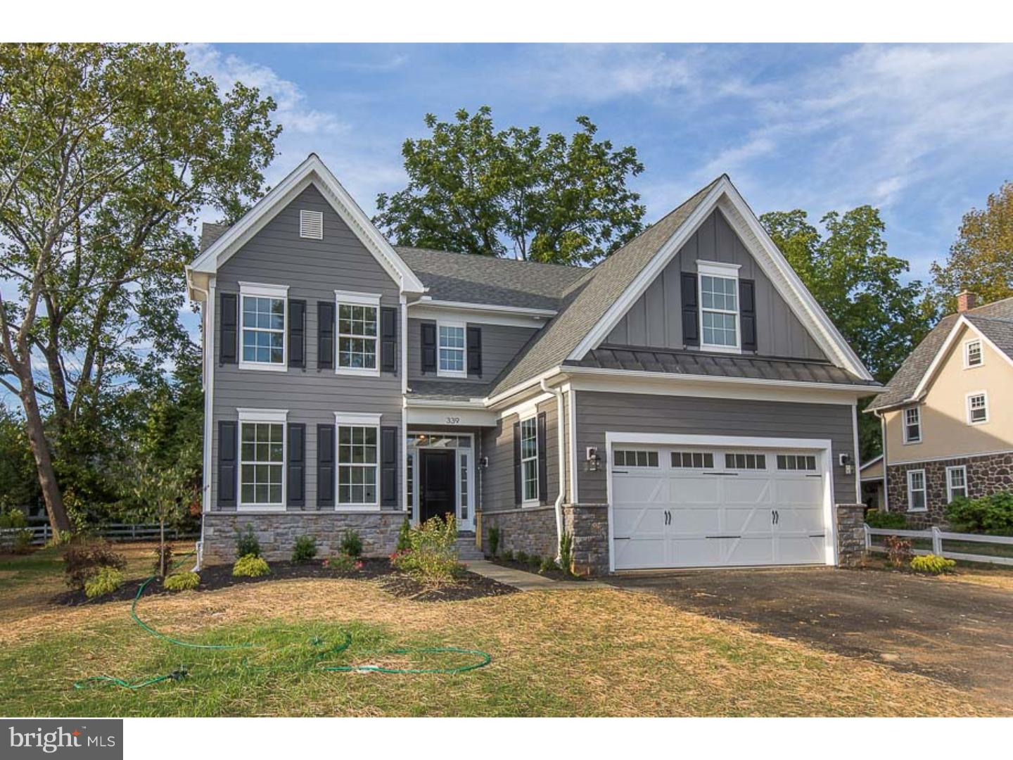 Fabulous New Construction in sought after Easttown Township in the acclaimed Tredyffrin-Easttown school district! Built by Vintage Development, this new Colonial home offers over 3,400 sq.ft. of living space on the 1st & 2nd Levels with additional finished living space in the Lower Level. Featuring 4 Bedrooms, 4 Full Baths & 1 Half Bath with refined amenities & finishes throughout. Amenities include 3 1/2" site-finished hardwood floors on 1st floor and 2nd floor Hallway plus custom millwork & oil rubbed bronze hardware throughout. Features include elegant entry Foyer, Gourmet Kitchen w/ large center island, upgraded 42" Carriage House raised panel cabinetry with self-closing drawers and doors, granite countertops, Bosch stainless steel appliances including gas cooktop & double wall oven, Butler's Pantry w/glass cabinetry & beverage center and separate Breakfast area; Family Room w/gas Fireplace; Study; convenient 1st floor Mudroom w/hardwood. 2nd floor features hardwood floors in Hallway plus 4 Bedrooms, including luxury Master Suite w/tray ceiling, Sitting Room, 2 walk-in closets & large Master Bath featuring double vanities w/marble countertops, walk-in shower & stand alone deep soaking tub; 3 additional Family Bedrooms including a Princess Suite w/private Bath & additional Hall Bath plus convenient 2nd floor Laundry w/ceramic tile & cabinetry. Don't miss this great new home conveniently located to shopping, Berwyn train station & award-winning T-E schools.