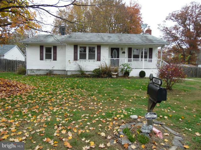 Spacious Rancher in Harewood Park features off street parking, covered front porch and side deck. Privacy fenced huge back yard has in-ground pool & shed. Main level has master bedroom with private bath & bedrooms 2 & 3 and full bath. Hardwood floors in living room & ceramic in Country Kitchen. Lower level is finished with family room and woodstove . Lots of storage & 1/2 bath. Community boat ramp