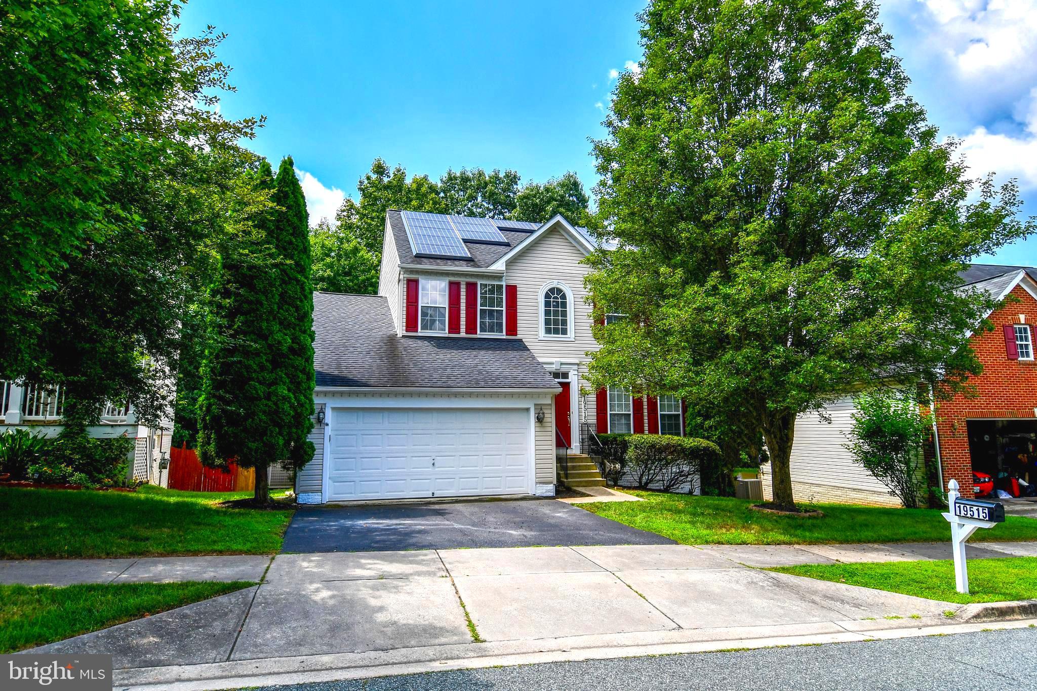 Welcome to your dream home, tucked away in the heart of the highly desirable Kingsview Ridge community. Built in 2002, this stunning 4-bedroom, 3.5-bath colonial blends classic charm with thoughtful modern updates, creating a space that’s as functional as it is beautiful.
From the moment you step into the grand two-story foyer, you’re met with warmth and elegance. Gleaming hardwood floors stretch across the formal living and dining rooms, offering inviting spaces to entertain guests or simply unwind with family. Just beyond, the heart of the home awaits—a spacious, upgraded country kitchen with plenty of table space and an open layout that flows effortlessly into an oversized family room. It’s the perfect setting for everything from quiet mornings to lively gatherings. Freshly painted throughout, this home is completely move-in ready. Major updates have already been taken care of, including a newer roof and high-efficiency HVAC system, both installed in 2018. Even better, the fully paid-off solar panels offer long-term energy savings with no lease to worry about—just added peace of mind. Step outside, and you’ll find one of the home’s most special features: a private backyard that backs to lush, wooded parkland. Whether you’re enjoying your morning coffee or hosting a summer barbecue, the tranquil views and natural privacy create an outdoor experience that’s hard to find in a suburban setting. Ideally located near major commuter routes, shopping centers, and local dining, this home offers an unmatched combination of comfort, convenience, and value. Join us for an Open House on Saturday, July 12, from 1:00 to 4:00 PM, and see for yourself what makes this home so special. Once you walk through the door, you just might not want to leave.