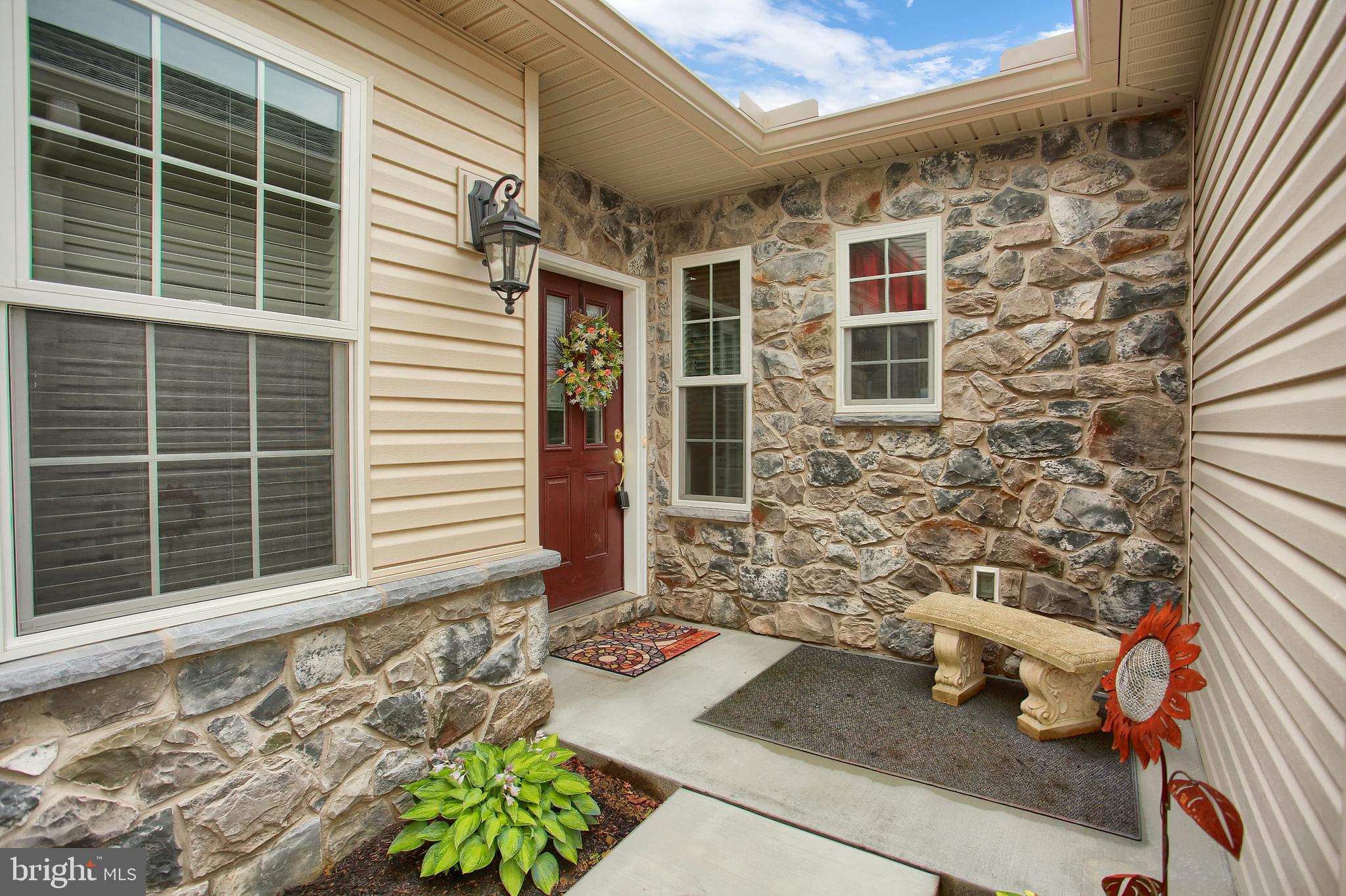 This courtyard town home is centrally located between Hershey and Harrisburg and will go fast! It is a beautiful two bedroom with a room on the lower floor for office space or a third bedroom. It has many upgrades and all the amenities perfect for downsizing and/or first-time buyers. Porch provides outdoor privacy and walking paths permit time to meet the neighbors. It is a must see!