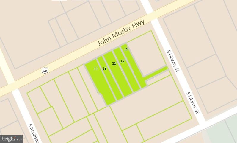 Prime Washington Street Retail Space in Historic Middleburg. 4 adjacent buildings. Building 13, 15, 17 & 19 on E Washington St with private rear parking for each building. High foot and car traffic location. Great visibility. See individual buildings: 1002142916, 1003307487,