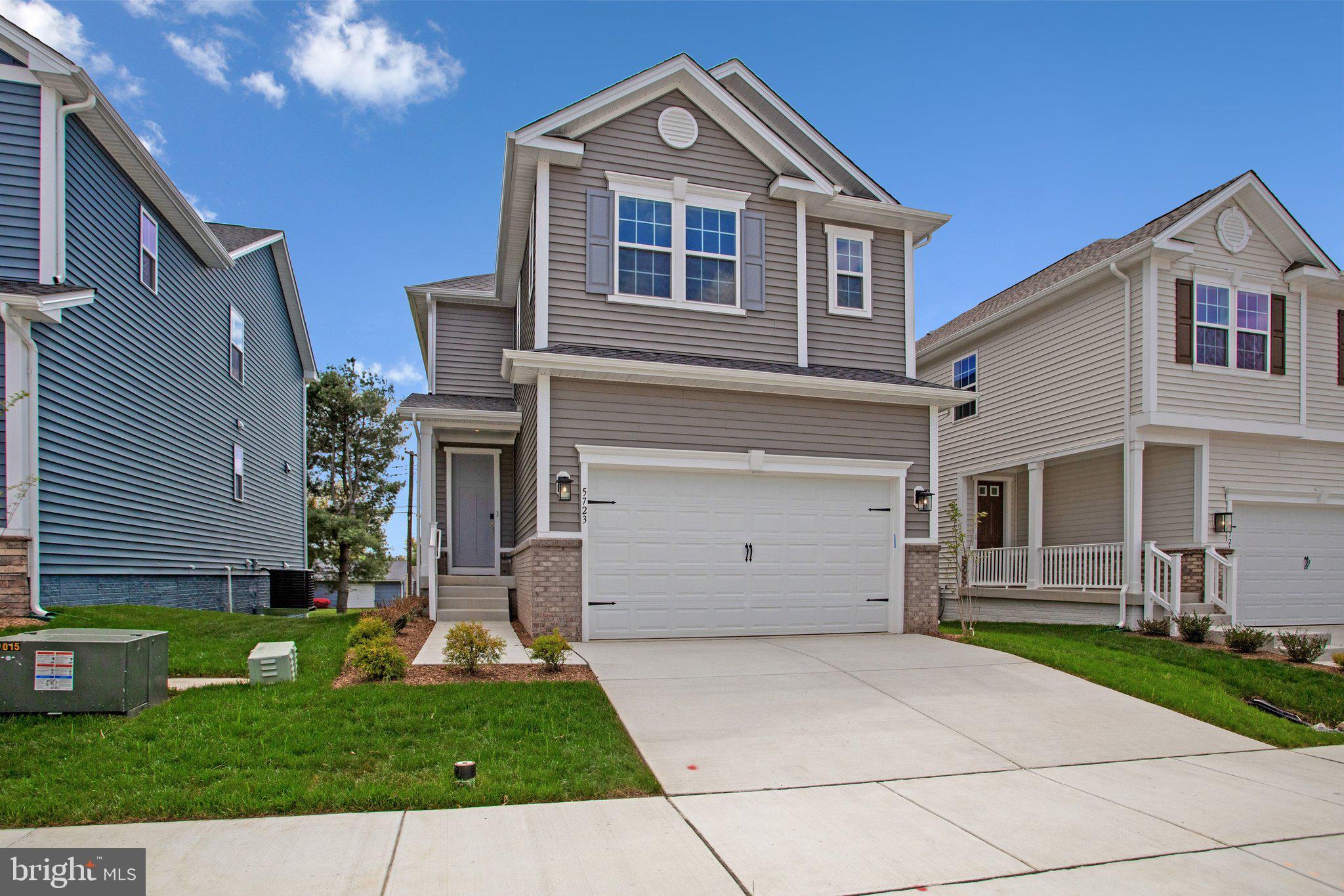 This brand-new 3-bedroom, 3 1/2 bath Lana by Richmond American Homes. The main floor of this charming Lana plan offers an inviting great room with Mohawk luxury vinyl plank floors on the main level, 9' ceilings with 8' doors, a powder room, a gourmet kitchen with a convenient island, quartz countertops, backsplash, pantry with wood shelves.  Upstairs, you’ll find three elegant bedrooms, including an impressive primary suite showcasing a roomy walk-in closet and a deluxe bath with double sinks. A secondary bath, top floor laundry, 2-garage with EV charging station, video doorbell, smart locks, smart thermostat for energy efficiency, and a finished basement with 9' ceilings, rough-in for wet bar & a full bathroom complete this home. Enclave at Arundel Hills is an exciting new community in Glen Burnie. It offers easy access to major employers in Baltimore, Annapolis, and Washington D.C. via I-695 and I-97 and is located just minutes from Fort Meade. Residents can also appreciate close proximity to BWI, countless dining options and minutes to waterfront restaurants, and entertainment options. Choose from an attractive array of single-family homes, each boasting the designer details and in-demand features today’s homebuyers are seeking! Model is OPEN but visitors are encouraged to call ahead to be guaranteed a dedicated appointment.