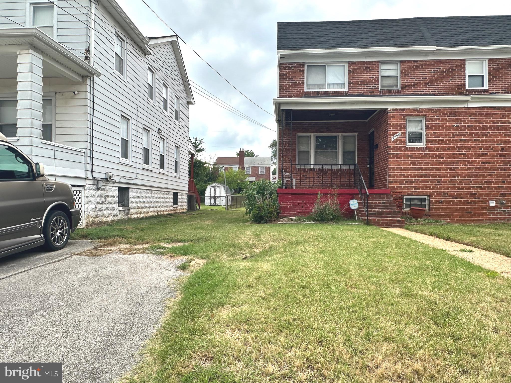 Welcome home, this property  is ready for a new owner!  The home was recently lived in and before the  current owner left they put a new roof and gutter system on the house! This home has Over 1830 ft.² of interior living space with3 bedrooms 1 full bath and 1 half bathroom.   Coming into your house off of your covered front porch you will find hardwood floors on the main level and your living room , separate dining room., along with the  Kitchen.  The main floor also has a half a bathroom tucked away at the front of the house and the kitchen has an exit that leads to the  covered deck and rear yard!
Coming back into the house going upstairs you’ll find three nicely size bedrooms And one for bathroom!
Going down to the basement you’ll find plenty of opportunity to update and upgrade the current Layout!  The basement host, a washer and dryer updated electrical panel, hot water heater, and furnace to heat the home. This house also has central air, For those hot summer days! this home has No ground rent attached and is a part of No homeowners association, nor condo association!  This property sits in Baltimore city, but is very close to Baltimore County, I 695, I 83, local stores, grocery stores and hospital.  Make this home yours before the end of summer!  This home is ideal for a homeowner or for an investor looking  To build their portfolio with a solid property!  Do not delay put this house on your to view list and schedule your appointment today!