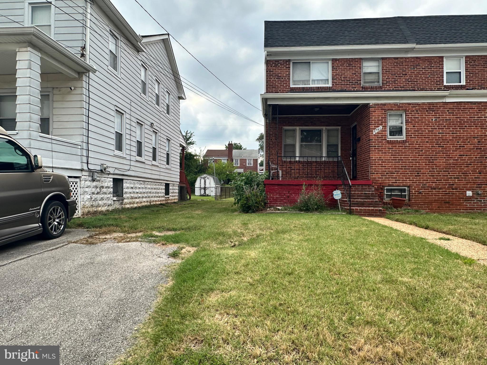 Welcome home, this property  is ready for a new owner!  The home was recently lived in and before the  current owner left they put a new roof and gutter system on the house! This home has Over 1830 ft.² of interior living space with3 bedrooms 1 full bath and 1 half bathroom.   Coming into your house off of your covered front porch you will find hardwood floors on the main level and your living room , separate dining room., along with the  Kitchen.  The main floor also has a half a bathroom tucked away at the front of the house and the kitchen has an exit that leads to the  covered deck and rear yard!
Coming back into the house going upstairs you’ll find three nicely size bedrooms And one for bathroom!
Going down to the basement you’ll find plenty of opportunity to update and upgrade the current Layout!  The basement host, a washer and dryer updated electrical panel, hot water heater, and furnace to heat the home. This house also has central air, For those hot summer days! this home has No ground rent attached and is a part of No homeowners association, nor condo association!  This property sits in Baltimore city, but is very close to Baltimore County, I 695, I 83, local stores, grocery stores and hospital.  Make this home yours before the end of summer!  This home is ideal for a homeowner or for an investor looking  To build their portfolio with a solid property!  Do not delay put this house on your to view list and schedule your appointment today!