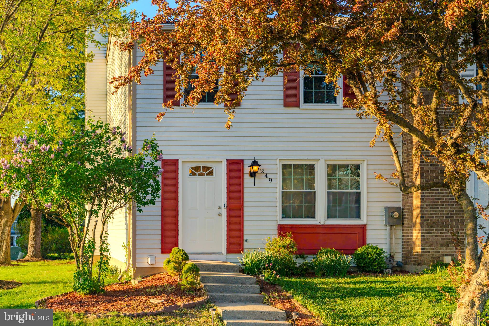 Back on the market due to buyers inability to meet deadlines and secure financing!  Welcome to 249 Canfield Terrace, a three‐level end‐unit townhome in Frederick’s popular Amber Meadows community. Featuring 3 bedrooms, 2.5 baths, and over 1,500 square feet of comfortable living space, this property offers a bright living room, a separate dining area, and a stylish kitchen equipped with updated appliances, a tile backsplash, and recessed lighting. A private fenced rear yard and deck provide a retreat for outdoor gatherings and gardening. 

Upstairs, you’ll find a primary suite with a walk‐in closet and dressing area, plus two additional bedrooms that share a convenient Jack‐and‐Jill bath. The partially finished lower level includes a cozy family room, a second full bath, and a separate laundry/storage area—perfect for hobbies, a workout space, or a home office. 

Located just minutes from Fort Detrick, Frederick Community College, and major commuter routes (I‐70, I‐270, US‐15), Amber Meadows is within easy reach of everything Frederick has to offer. Downtown Frederick is known for its historic charm, thriving arts scene, and award‐winning restaurants—plus an array of breweries, boutiques, and festivals throughout the year. Explore the scenic Carroll Creek Park, tour local wineries, or catch a show at the Weinberg Center for the Arts. 

Residents enjoy a low HOA fee covering common area upkeep and a neighborhood tot lot. Whether you love the convenience of city‐style amenities or want quick access to parks and trails, 249 Canfield Terrace puts you right in the middle of it all. 

Experience comfortable living, modern updates, and a prime location at 249 Canfield Terrace. Schedule a tour today to see why Frederick’s unique blend of historic charm and contemporary flair continues to draw people from all over!
