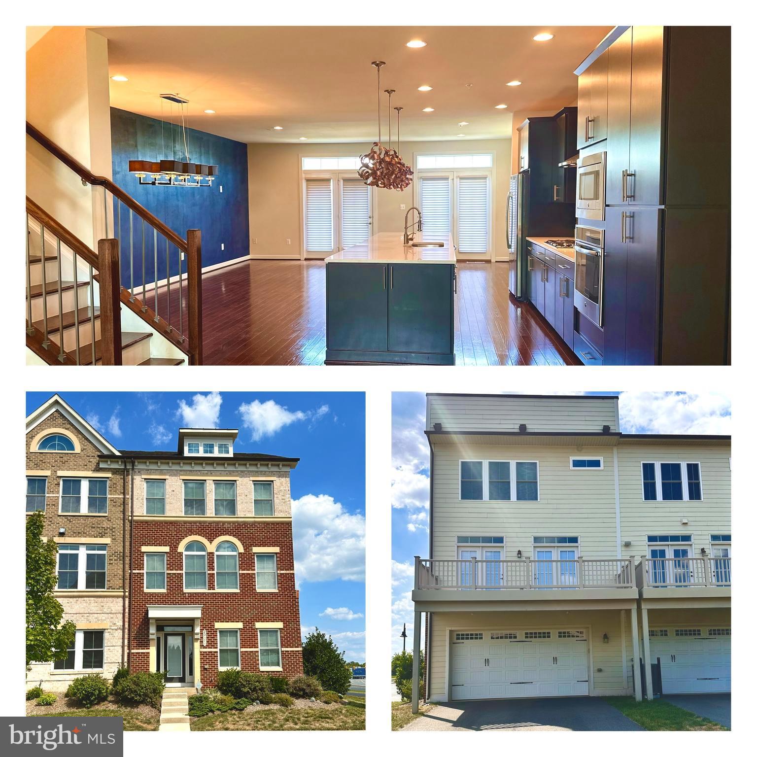 Discover this beautiful brick end unit 4-bedroom, 4.5-bathroom, 2-car garage with balcony and Rooftop Terrace townhome nestled in the sought-after One Loudoun.  This over 3300 sq.ft. home offers the perfect blend of the walkable urban life in this convenient suburban location. 
Clean and Updated:   Enjoy a fresh, modern interior with clean lines and stylish finishes.  The Rooftop Terrace offers inspiring views that help you perk up in the mornings and/or helps you to wind down after a long day of work.
Spacious Layout:   The gourmet kitchen opens to the Dining and Living rooms to make for inviting and easy conversations and great sightline.  The balcony off the kitchen adds additional living and entertaining space.
Private Retreats:  4 generously sized bedrooms  ensuring privacy and comfort for everyone.  4.5 bathrooms makes for no fighting for the bathroom.
Two-Car Garage:   Conveniently park your vehicles in the attached two-car garage and then additional space in the large driveway.  Plenty more parking available along the street in front of the house.
Prime Location:   Immerse yourself in Loudoun's premier neighborhood, One Loudoun.  Walk to your favorite restaurants, shops, and entertainment venue (Alamo Movie theater, Top Golf, and many other carnivals and street festivals throughout the year), and  Trader Joe's for your grocery.
Dining Room wall is now painted a neutral color.  No longer blue.
Rental Application includes:    Rentspree + NVAR Rental Application