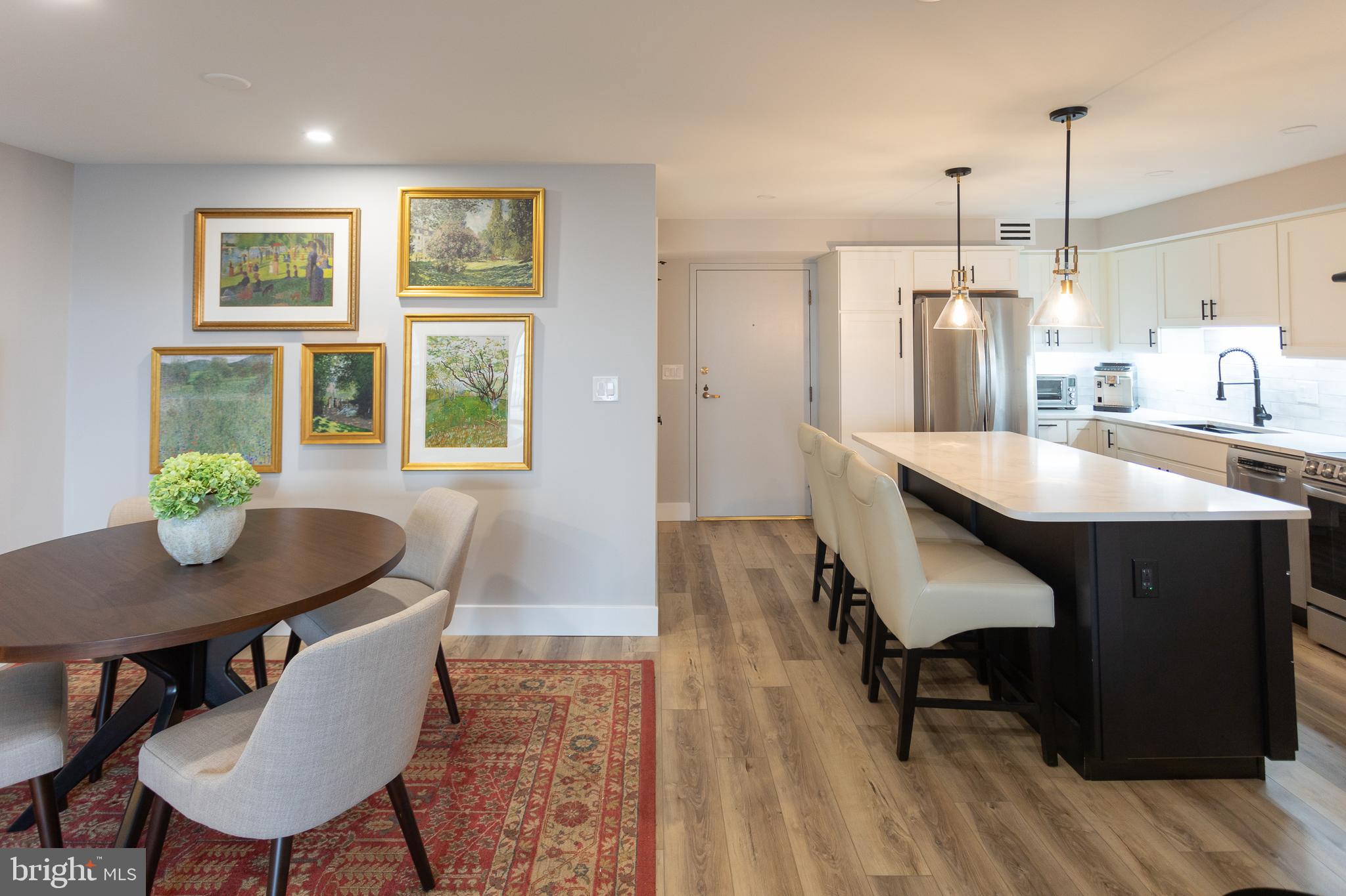 Experience the epitome of effortless living in this stunning, fully renovated 1-bedroom, 1-bathroom condo overlooking King of Prussia and Valley Forge National Historical Park. Designed for modern lifestyles, this home features a versatile flex room—perfect for a private home office or expanded storage—and a bright, open-concept floor plan. The heart of the home is a sleek, brand-new kitchen boasting crisp white cabinetry, premium quartz countertops, and stainless steel appliances. The living and dining areas are bathed in natural light through oversized sliding glass doors that lead to your private balcony. Every inch has been updated, including a contemporary bathroom with a glass-enclosed shower, neutral designer paint throughout, and an in-unit laundry room with a utility sink and a space-saving tankless water heater. Enjoy ultimate peace of mind with a low monthly fee that covers Heat, Electricity (including A/C), Water, Sewer, Trash, and Xfinity Cable and plus premium channels/High-Speed Internet. Even the maintenance and replacement of the HVAC units and standard water heater are included! A one-time $25 membership grants you lifetime access to the resort-style indoor/outdoor pools and a newly renovated fitness center. 

Valley Forge Towers is a "city within a building," featuring 24-hour security and an on-site promenade with a restaurant, dry cleaners, healthcare providers, and professional services. Outdoor enthusiasts will love the tennis, basketball, and pickleball courts, while commuters will appreciate the immediate access to 422, I-76, and the PA Turnpike. Minutes from Valley Forge National Park, King of Prussia Mall, KOP Town Center shops and restaurants, Wegmans and the area's top medical hubs (CHOP, Einstein, Jefferson). The Upper Merion Rambler and SEPTA bus takes you from your doorstep to nearby shopping and to Philadelphia. Move right in and enjoy a sophisticated, maintenance-free lifestyle in the heart of it all!