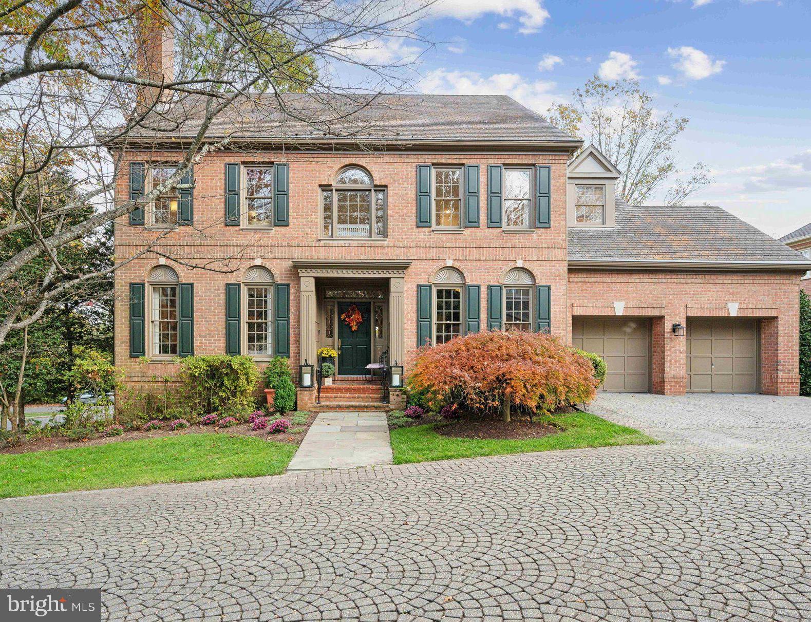 Welcome to an exquisite, renovated colonial nestled in the prestigious Avenel neighborhood. Situated on a serene cul-de-sac, this home exudes sophistication with its timeless center hall colonial layout with a modern flair.  This luxurious residence boasts rich hardwood floors, meticulously upgraded spaces, and enchanting designer finishes that captivate you from the moment you step inside. 
The main level offers a cozy yet sophisticated living room, perfect for evenings by the fireplace, and an elegant dining room designed for hosting unforgettable dinners. The center hall flows seamlessly into a modern, open-concept kitchen and family room, bathed in natural light, which opens onto a beautifully finished upper deck with a retractable awning for all-weather enjoyment, providing an ideal space to relax while overlooking the lush backyard. Each generously sized, upgraded bedroom serves as a private sanctuary with opulent ensuite bathrooms crafted from the finest materials. The lower level elevates the home’s allure with an additional bedroom,  home theater room, a wet bar, exercise room, wine cellar and open areas that walk out to an additional stone patio beneath the upper deck—perfect for gatherings or tranquil moments outdoors. The prestigious Avenel neighborhood offers sweeping views of the TPC Avenel Golf Course, neighborhood swimming pool, tennis courts, playground, fields, walking paths and the peace of mind of 24-hour surveillance, all just minutes from Potomac Village’s charming shops and fine dining.