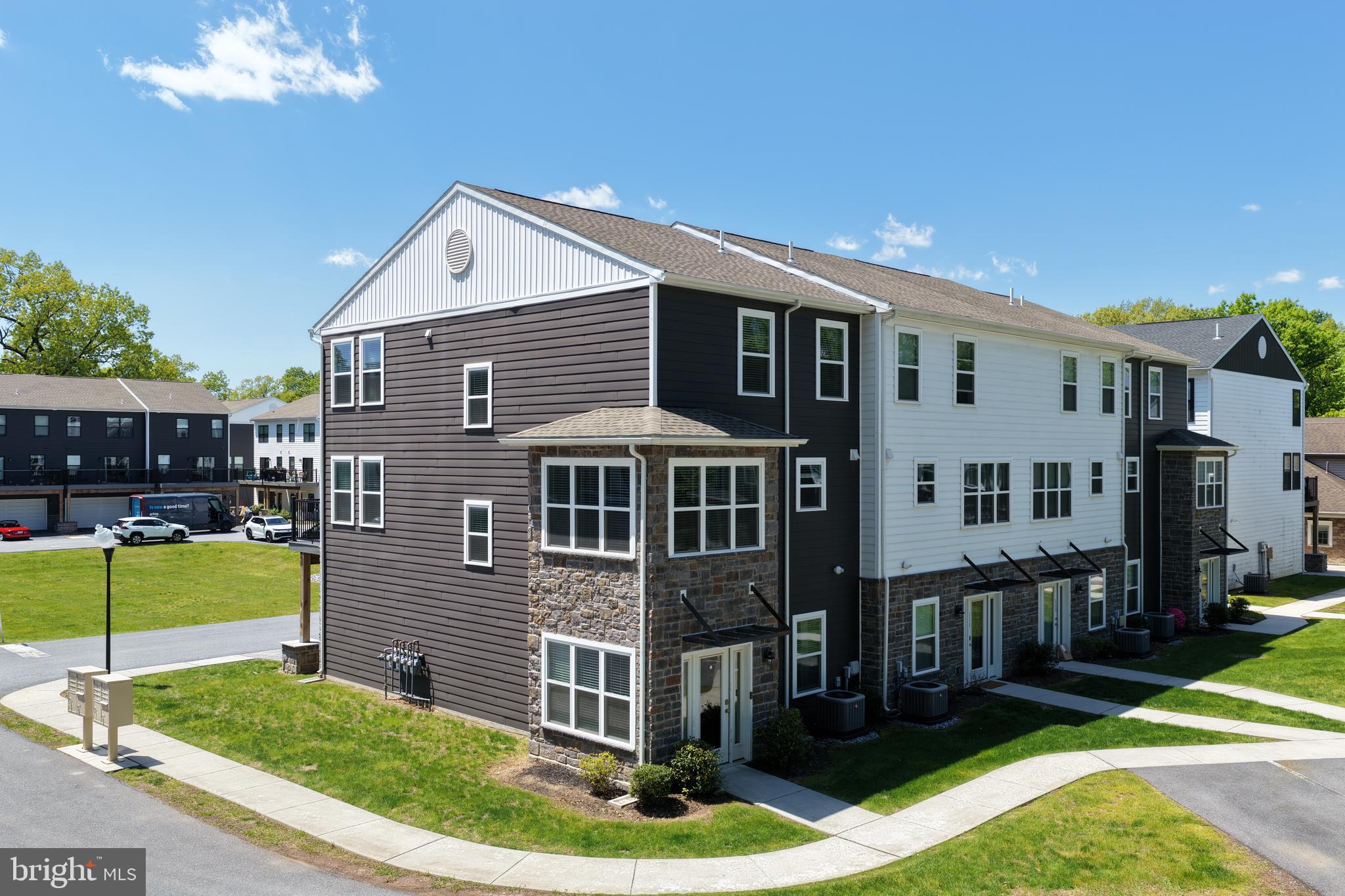 This end-unit modern 3-bedroom, 2.5-bath townhome in Hershey High Pointe offers low-maintenance living in one of the most convenient pockets of Hummelstown. Built over COVID, this home blends newer construction ease with an everyday layout that just makes sense: open main living space, comfortable bedroom separation, 2-car garage, and the kind of location that quietly does a lot of heavy lifting. Freshly painted and touched-up in May 2026 and being sold by a physician who moved onto a bigger home. Ideally located within walking distance of Hershey Medical Center, residents enjoy access to a state-of-the-art community center with a fitness facility, conference room, and entertainment space. The very modest HOA fee covers sewer, water, trash, recycling, landscaping, and snow removal, plus use of the gazebo, BBQ decks, and courtyard. A wooded trail leads directly to Hershey Med, perfect for hiking and biking. High Pointe offers proximity to Hershey Schools, MDT International Airport, major highways, Bullfrog Valley Pond, and Shank Park. This premium end unit is turn-key, and ready for you to move in or lease out immediately. Snag it before someone else does--this is a unit that actually has a garage!