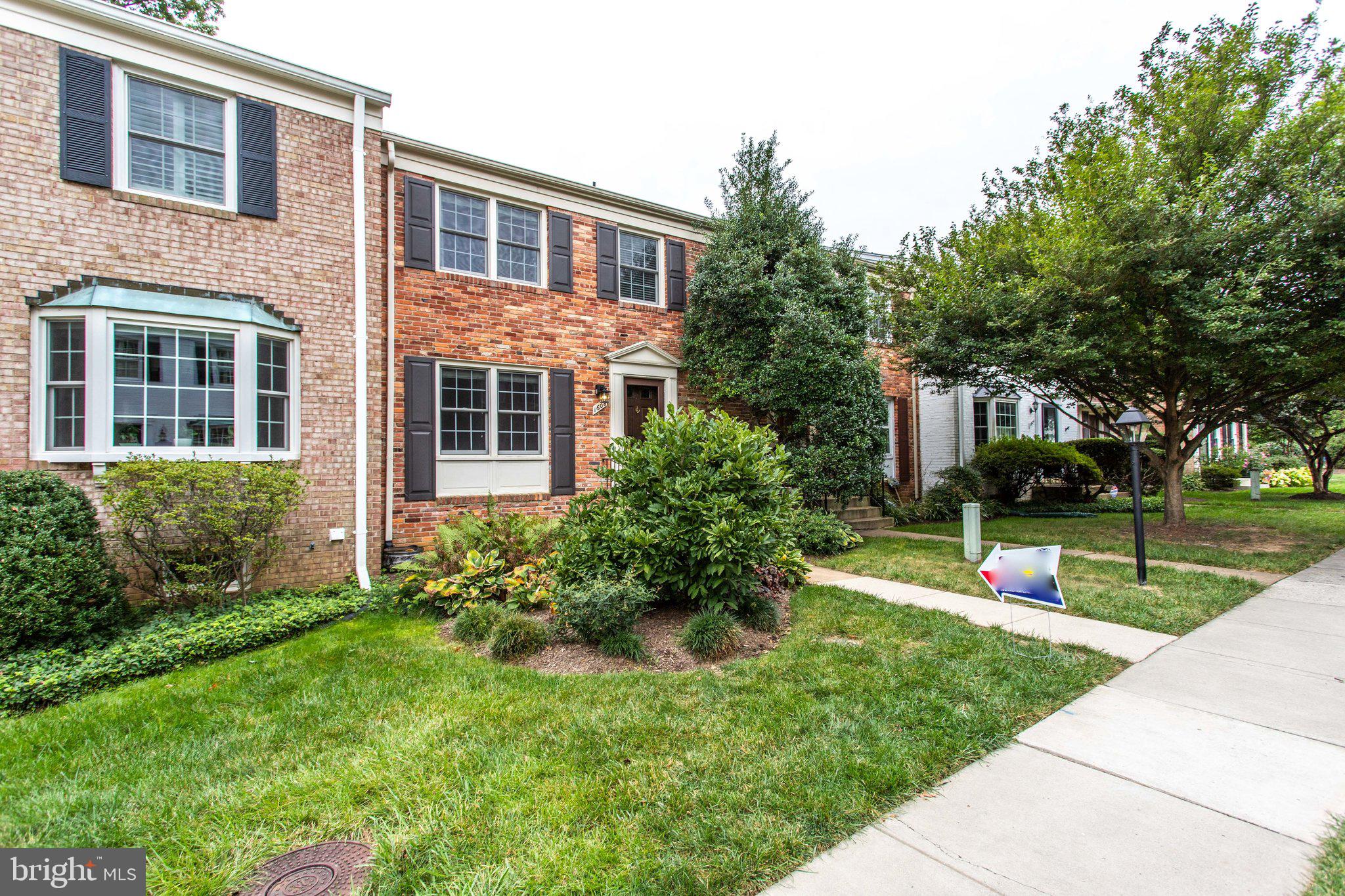 Bright and Cheerful 3 Bedroom, 2 Full Bath, 2 Half Baths, 3-Lvl Brick Townhome Located in the Heart of McLean in well-established and sought-after STONELEIGH! * Recently  Sanded/Refinished Main Level Floors! * Updated Appliances * STAINLESS STEEL APPLIANCES, and BUILT-IN MICROWAVE * OPEN KITCHEN with ABOVE-THE-SINK WINDOW Keeps the Space  Bright and Cheerful* Dining area off kitchen with French doors * GLEAMING HARDWOOD FLOORS on Main Level, Kitchen, and Bedrooms * Carpet-Free home! * Ceramic TILE FLOOR in Lower Level * Fully finished Lower Level * FENCED BACKYARD with brick PATIO, Landscaping, and Room for Patio Furniture and BBQ * Walk-in Utility Room with STORAGE SPACE * Stately Community Setting with MATURE TREES and Lush LANDSCAPING Throughout STONELEIGH * Inside the Beltway Convenience, Yet Tucked Away from the Hustle and Bustle * RESERVED PARKING SPACE #1608 * Just Mins to Tysons Corner * Galeria *Mclean (Silver Line), and West Falls Church (Orange Line) Metro Stations, I66, I495, GW Parkway, Great Falls, Mosaic District, Historic Landmarks * Located between McLean Shopping Center and Lewinsville Park, near McLean High School * Your Choice of Airports- Dulles or DCA * Home sold in as-is condition *