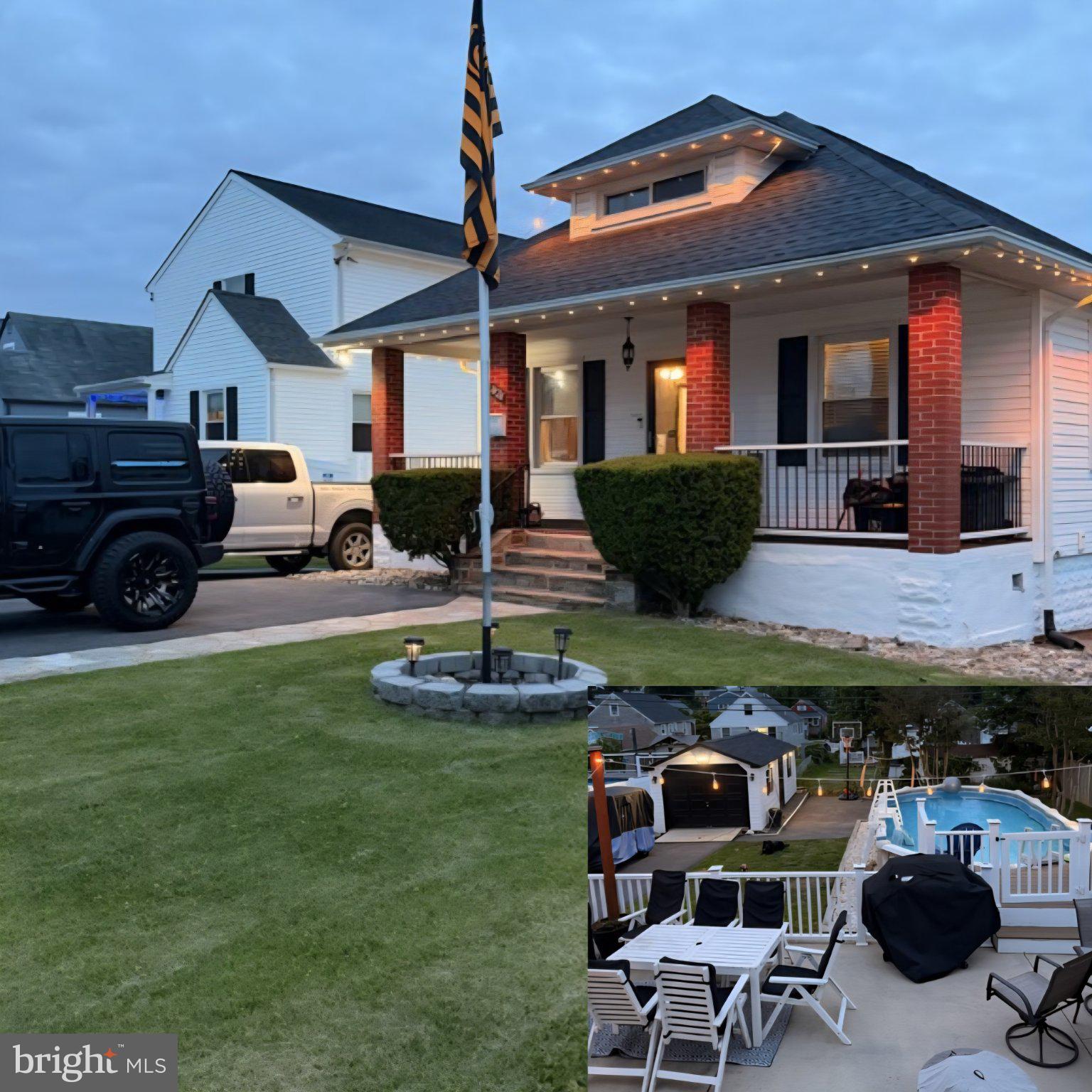 Charming cape cod with 3 beds and 1.5 baths in Overlea Hills neighborhood!

Great backyard for entertaining to include refreshing pool and large patio with fence for added privacy.

Pull into your driveway with extended off-street parking and detached garage for extra storage.  

The kitchen is complemented by newer stainless steel appliances, wood cabinets and granite counters. 

The lower level has a finished rec room for versatile use along with a laundry area with storage and exit to backyard. 

Great location close to shopping and restaurants, White Marsh Mall, The Avenue, and I-95! 

Newer roof and flooring ready to move in and experience the comfort and charm that awaits you here!