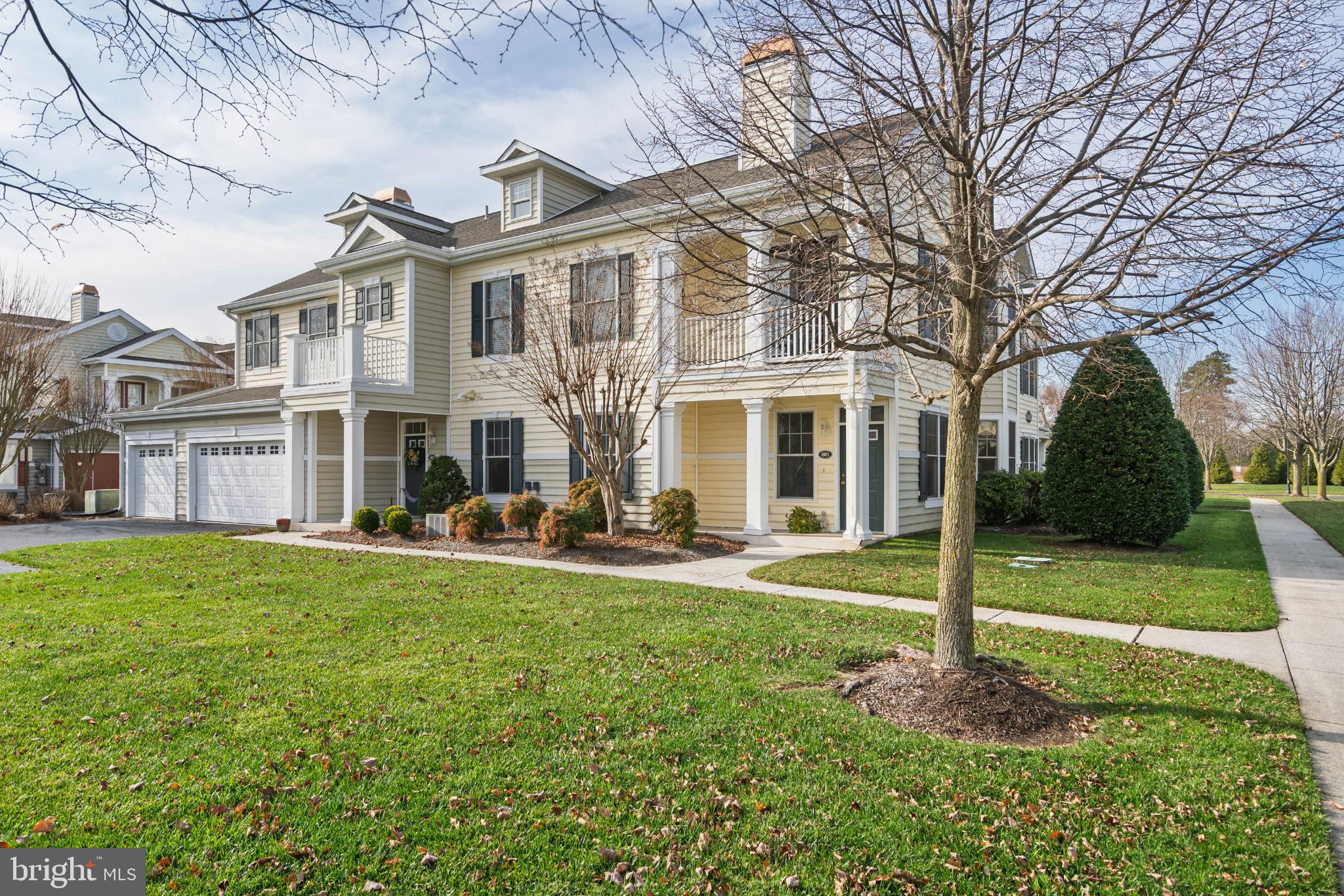 A TERRIFIC SUMMARY OF PAYNTERS MILL HOA AND CONDO AMENITIES IS PROVIDED IN THE DISCLOSURES SECTION FOR YOUR INFORMATION! Welcome to 16626 John Rowland Trail #601, a 3BD/2BA condo in popular Paynters Mill. Step in front door w/ transom window from welcoming small front porch to Great Room/Dining Area w/ gas Fireplace trimmed w/ stone hearth, surround & wooden mantel. Beautiful crown molding. Condo newly painted throughout. Six windows ensure bright space. Lighted nook for artwork. Kitchen features Stainless Steel appliances, ceramic tile, upgraded cabinetry, Corian counters, a pantry & recessed lighting and steps out onto small back patio. Primary BD features crown molding, ensuite BA with dual basin vanity, bathtub, separate shower & brand new chair height comfort toilet. Plus large walk-in closet. Built-in Hallway Study. Two Guest BD share 2nd BA w/ tub shower & second brand new chair height comfort toilet. Laundry Room, w/ stacked Washer/Dryer, steps out into two separate, adjacent garages w/ loads of storage space. Paynters Mill, between Milton & Lewes, is close to beaches & State Parks. It features a clubhouse, pool, playground, sports courts, and broad, open lawns and walking paths. One Year Home Warranty ($100 DED) for Buyer Peace of Mind. MUST SEE!