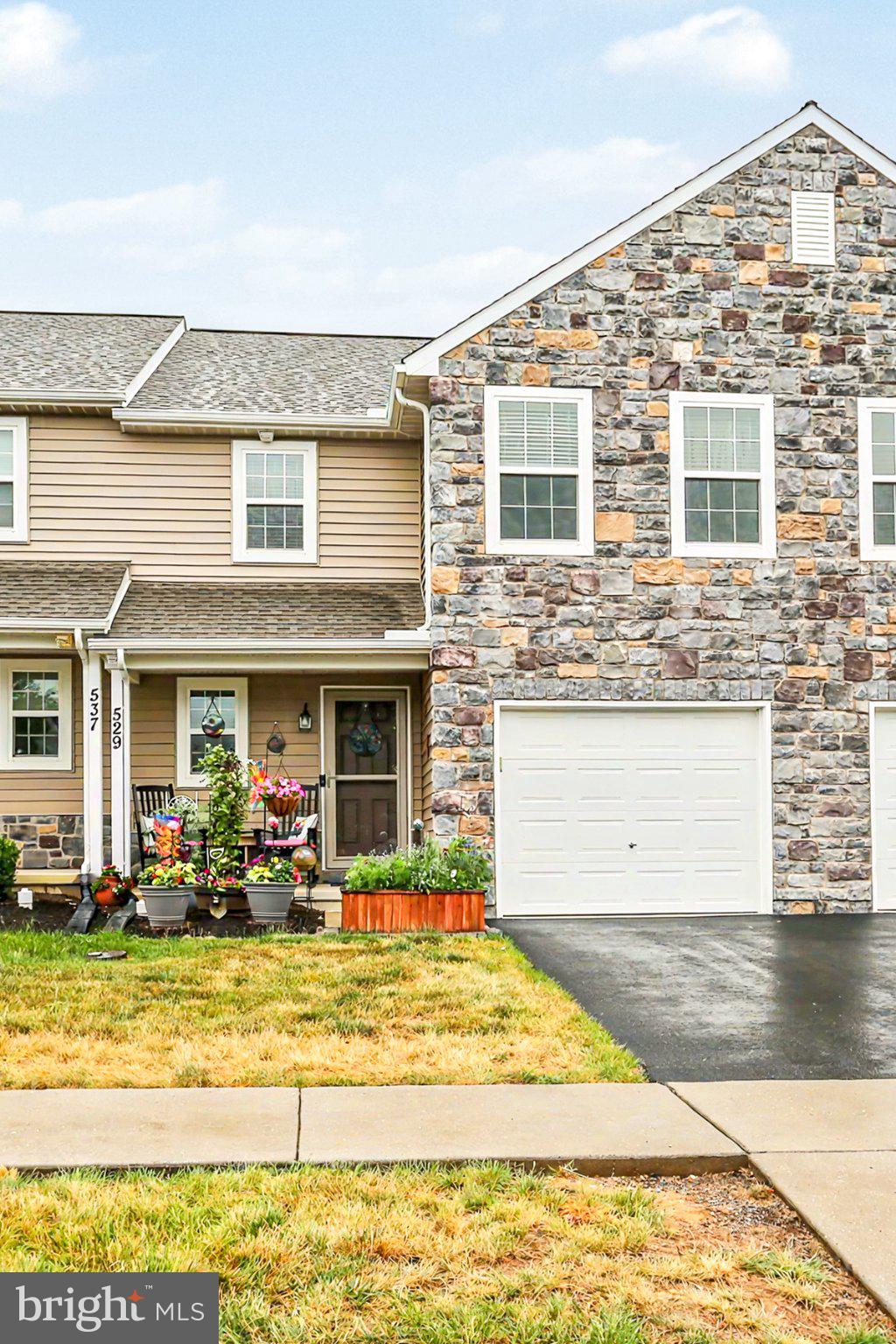 Welcome Home to Easy Living in the Heart of Palmyra!
If you've been dreaming of a home that combines comfort, convenience, and charm, your search may be over. Nestled in a desirable community within the sought-after Palmyra Area School District, this beautifully maintained 3-bedroom, 2.5-bath home offers the perfect blend of stylish living and low-maintenance enjoyment.
Step inside and you'll immediately appreciate the spacious, light-filled floor plan designed for both everyday living and entertaining. Fabulous kitchen with oversized black farmhouse sink and all new GE stainless appliances in 2024.The inviting living spaces flow effortlessly into the kitchen and dining areas, creating the ideal setting for everything from weeknight dinners to holiday gatherings. Upstairs, you'll find three generously sized bedrooms, including a relaxing primary suite complete with its own private bath with a updated fixtures and beautiful glass door shower—a perfect retreat at the end of a busy day. Love spending time outdoors? You'll fall in love with the private patio oasis and convenient walking path. Imagine sipping your morning coffee surrounded by colorful flowers, hosting summer cookouts with friends, or unwinding under the umbrella with your favorite book. The beautifully landscaped outdoor space feels like your own personal getaway. Economical gas heat and ice cold central air. Located just minutes from Hershey, shopping, restaurants, parks, and major commuter routes, this home offers the convenience buyers crave while maintaining the welcoming neighborhood feel that makes Palmyra such a special place to call home. Why spend your weekends doing yard work when you could be enjoying life? Whether you're a first-time buyer, downsizing, or simply looking for a move-in ready home in a fantastic location, this one checks all the boxes. Come see why this charming Palmyra home is the perfect place to start your next chapter—but be warned, you may not want to leave! 🏡