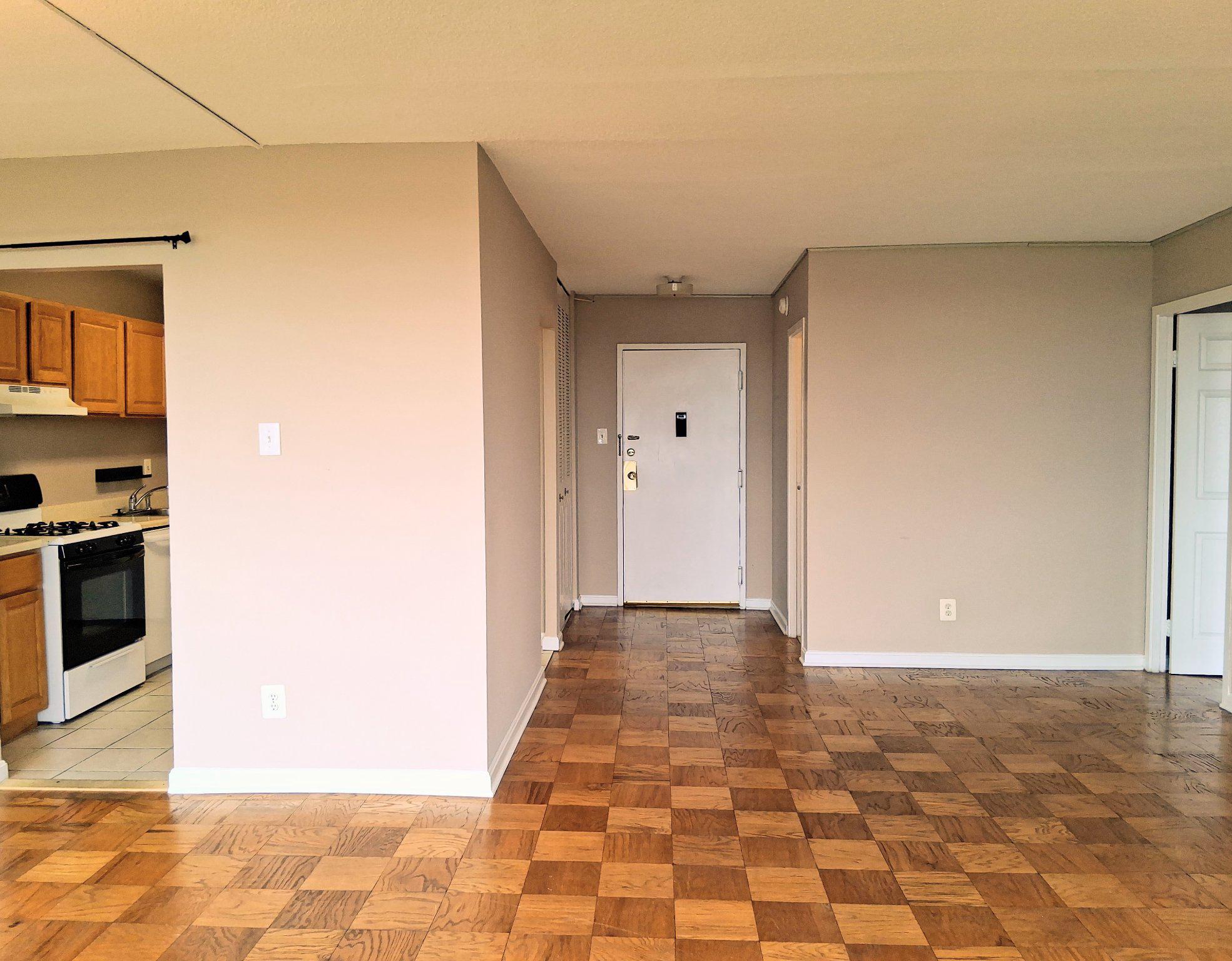 8th floor condo in The Forum with panoramic views of Rockville and North Bethesda. This home comes with a rare deeded parking space in underground garage. Open floorplan with wall to wall windows which allow bright natural light. Condo fee covers all utilities including electricity and gas. Gym, outdoor pool, tennis court, and community room provide active amenities. 2 blocks from White Flint Metro Station where it is an easy commute on the Red Line to Washington DC. Across the street from dining and shops at Pike and Rose, with a short drive to Whole Foods, Trader Joe's, Westfield Mall, and Aquatic Center. Laundry available on each level.